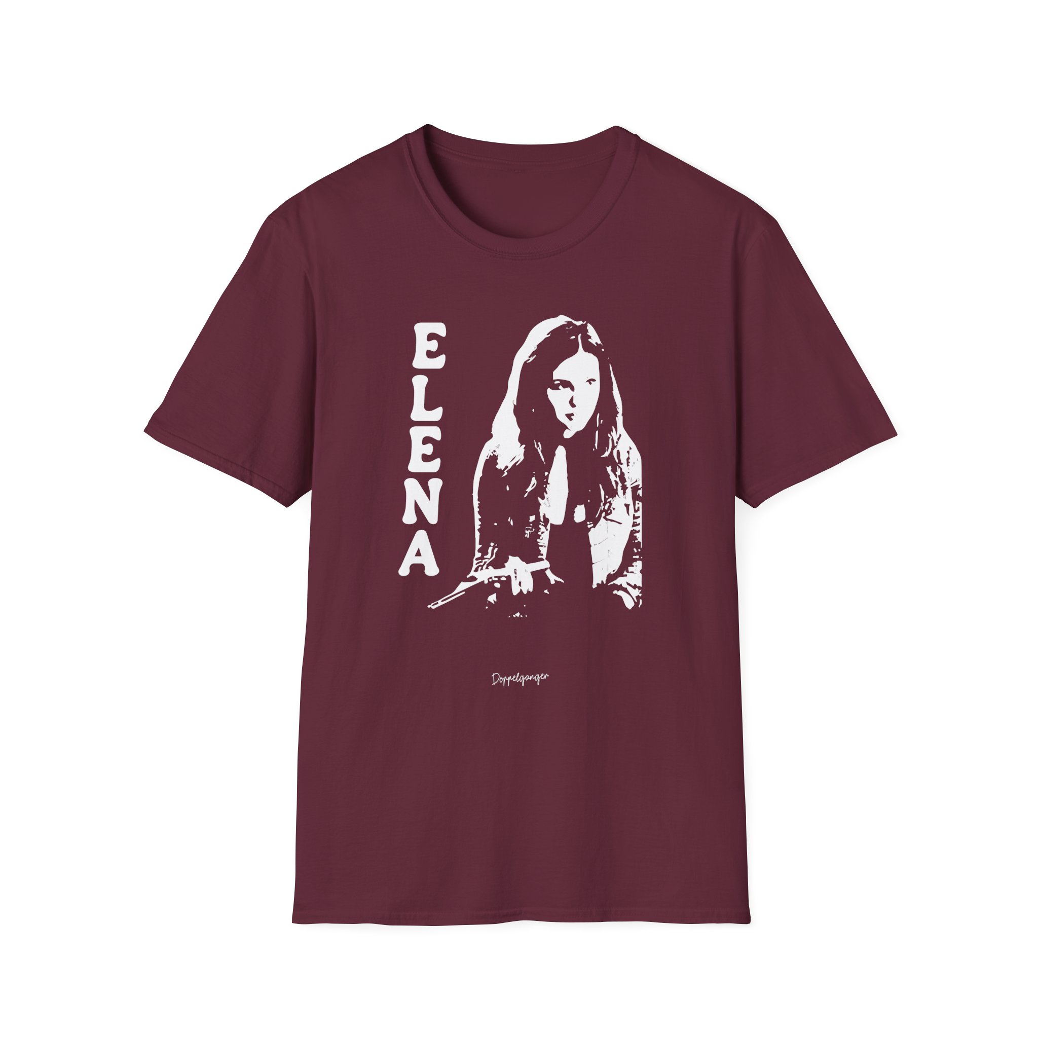Nina Dobrev Reversible Doppelganger Unisex Softstyle T-Shirt