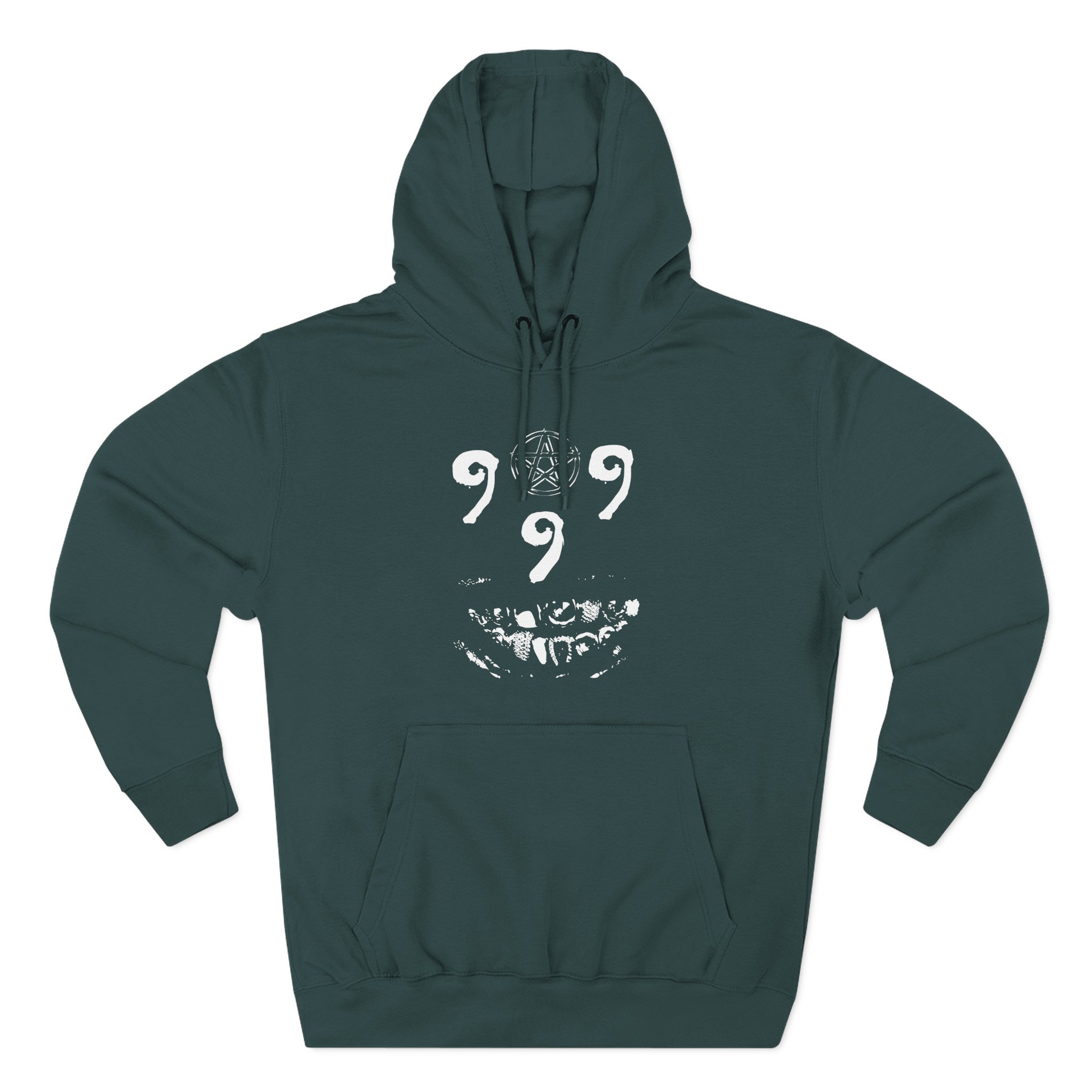 Ho99o9 When a Dog Shows His Teeth Three-Panel Fleece Hoodie