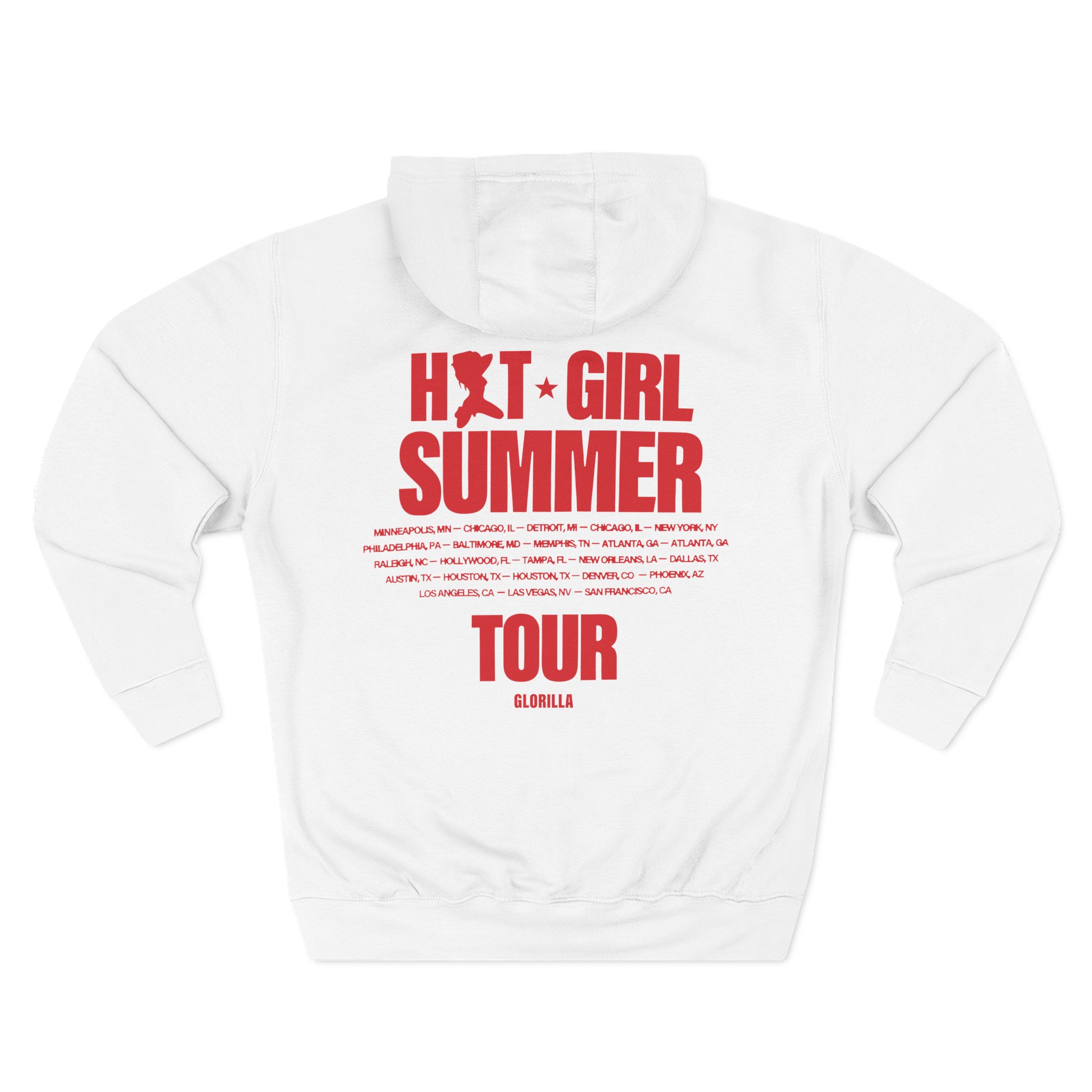 Glorilla Hot Girl Summer Tour Three-Panel Fleece Hoodie