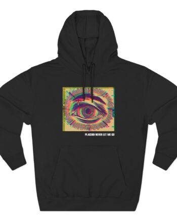 Placebo Glitch Eye Three-Panel Fleece Hoodie