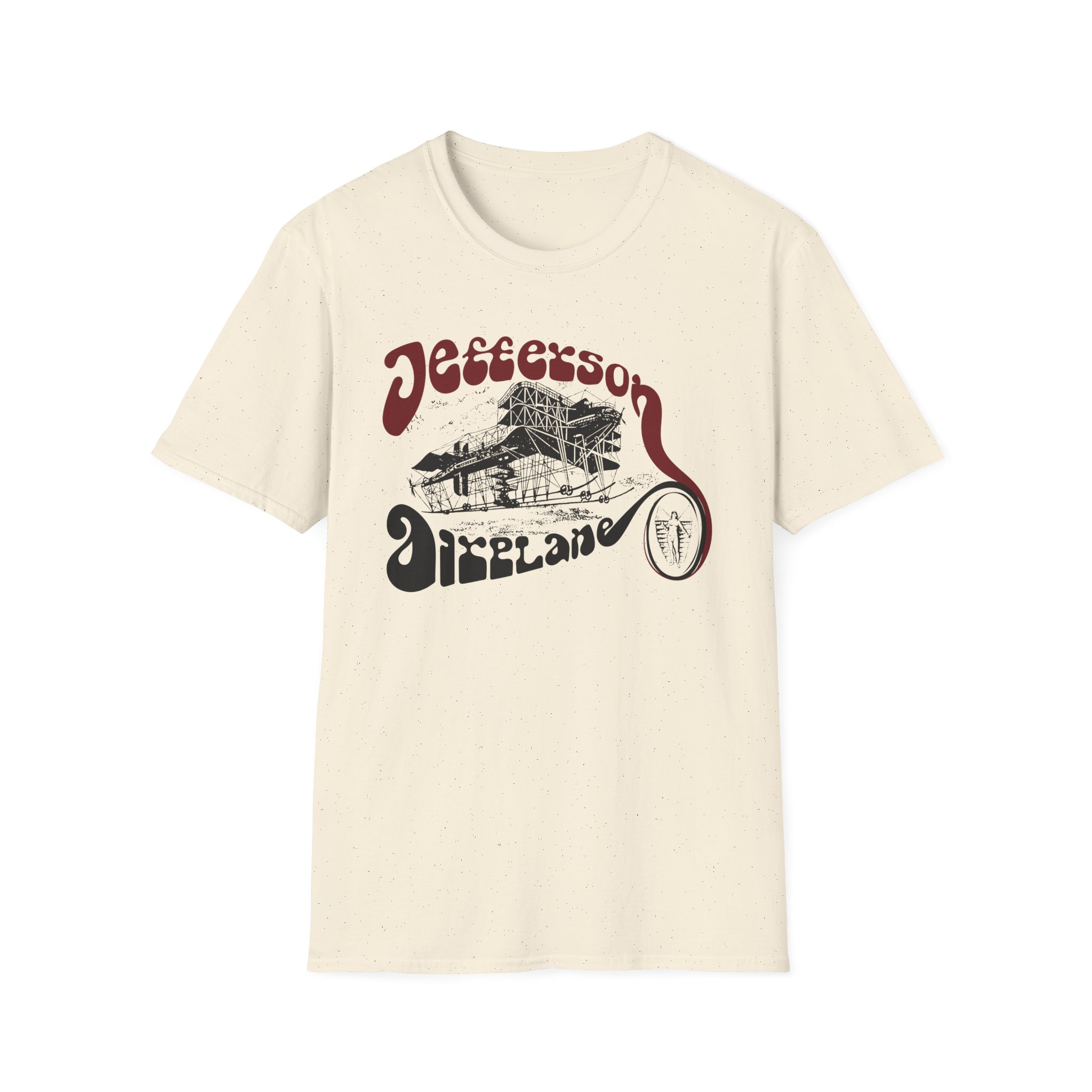 Jefferson Airplane Vintage Plane Unisex Softstyle T-Shirt