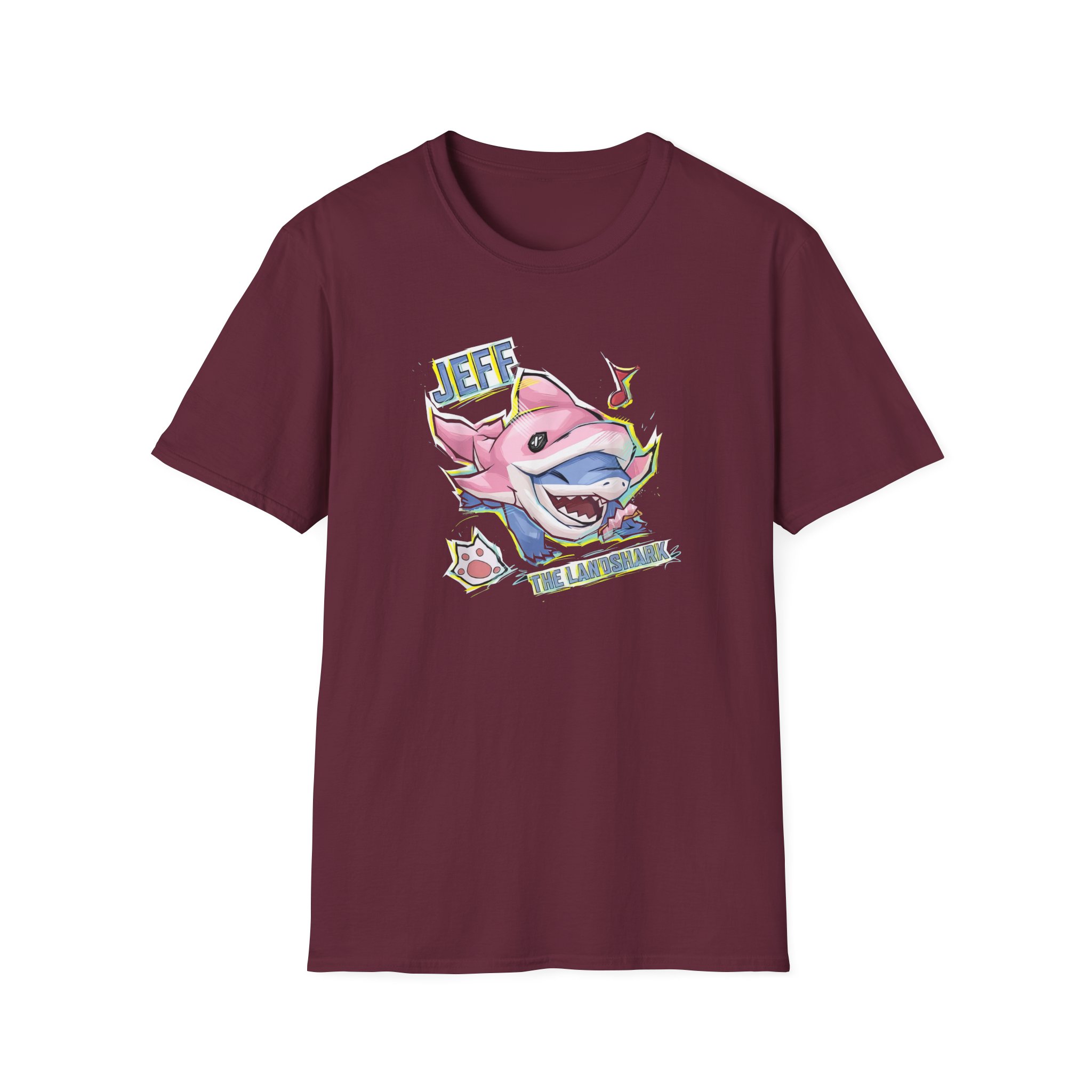 Jeff the Land Shark Unisex Softstyle T-Shirt