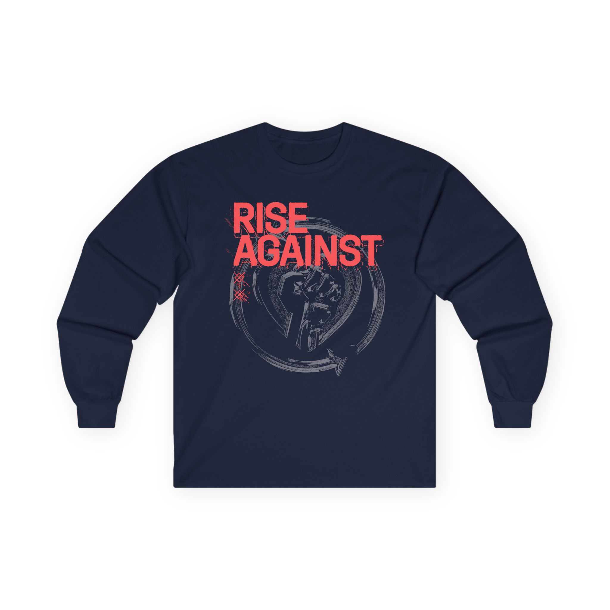 Rise Against Dual Heartfist Logo Unisex Ultra Cotton Long Sleeve Tee