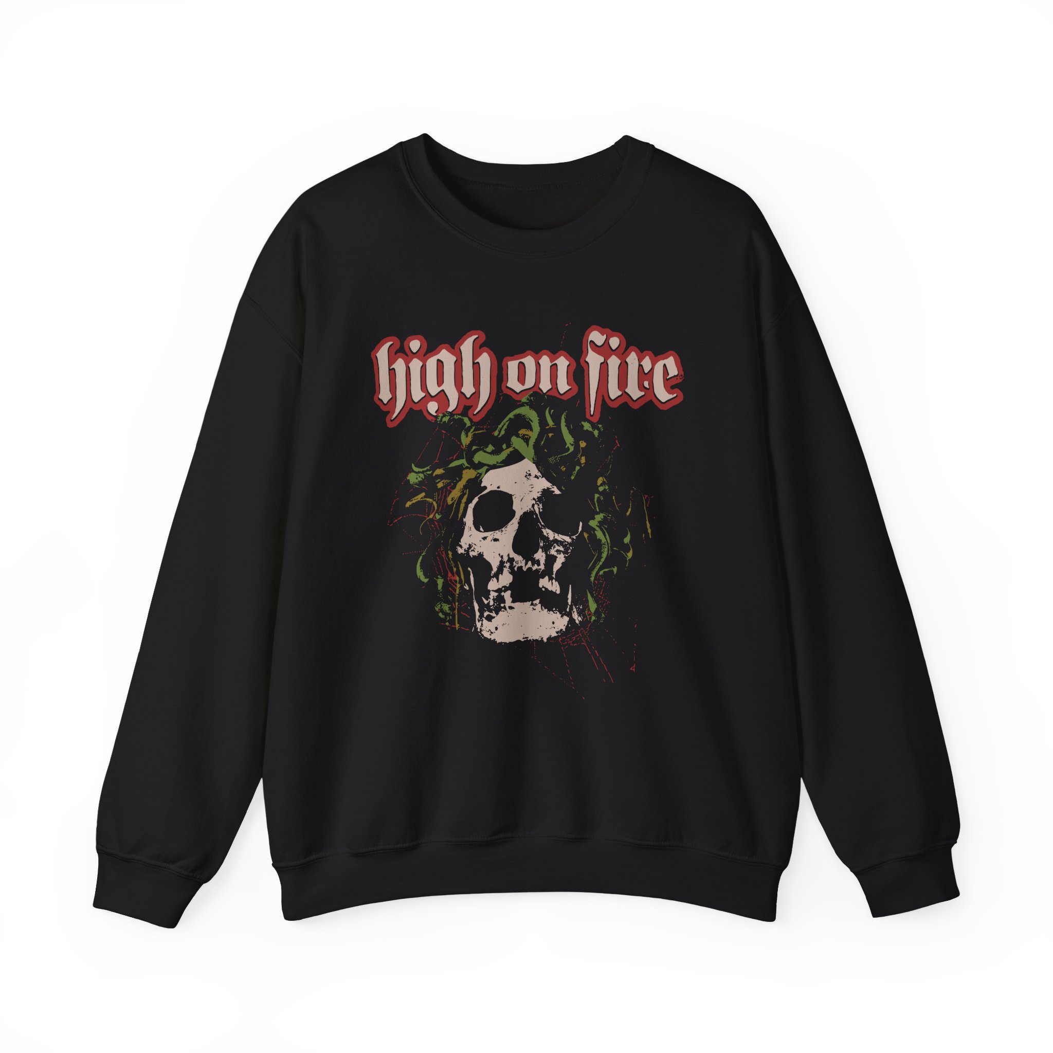 High on Fire Medusa Unisex Heavy Blendâ„¢ Crewneck Sweatshirt