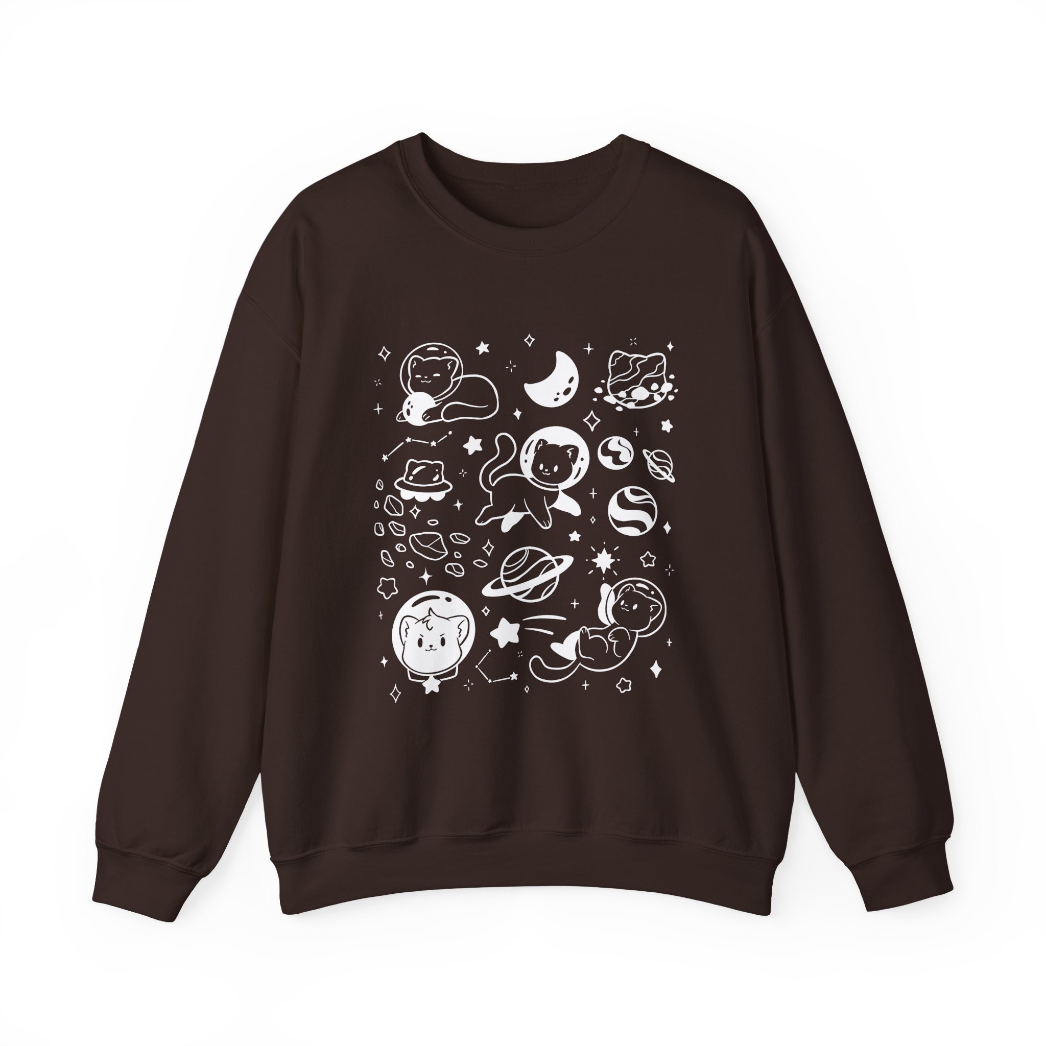 Shubble Space Cats Unisex Heavy Blendâ„¢ Crewneck Sweatshirt