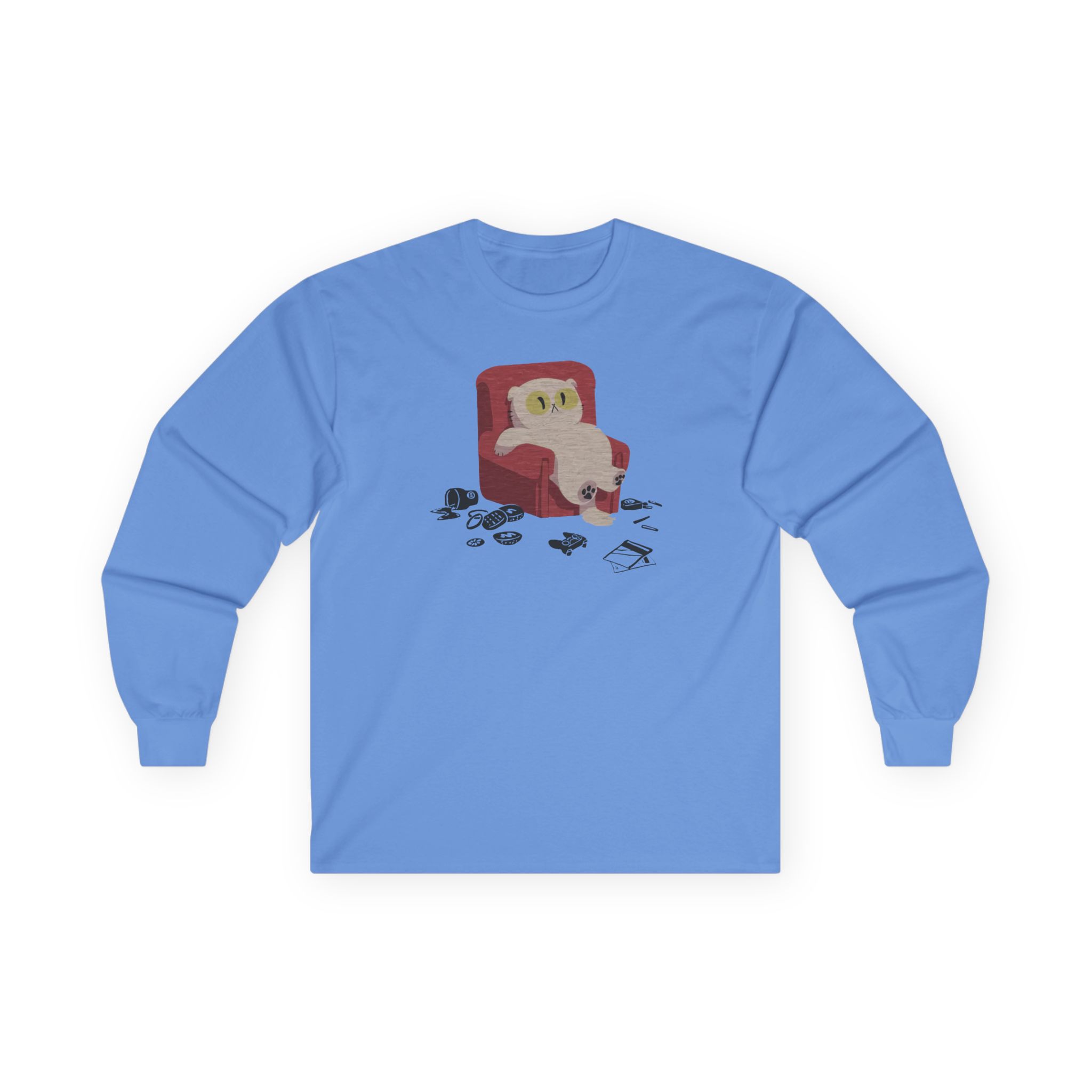 Lirik Lazycat Unisex Ultra Cotton Long Sleeve Tee