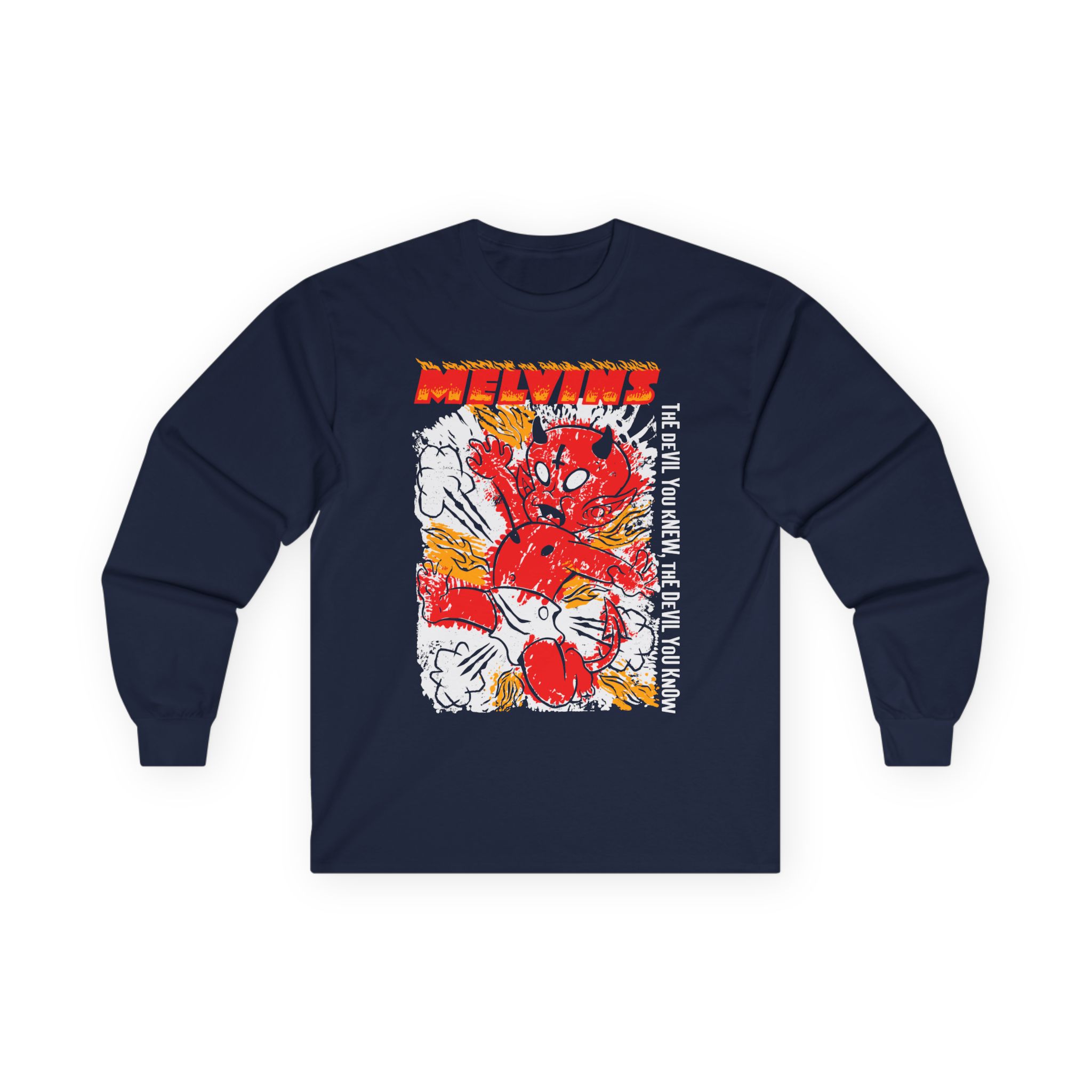 Melvins the Devil You Knew Unisex Ultra Cotton Long Sleeve Tee