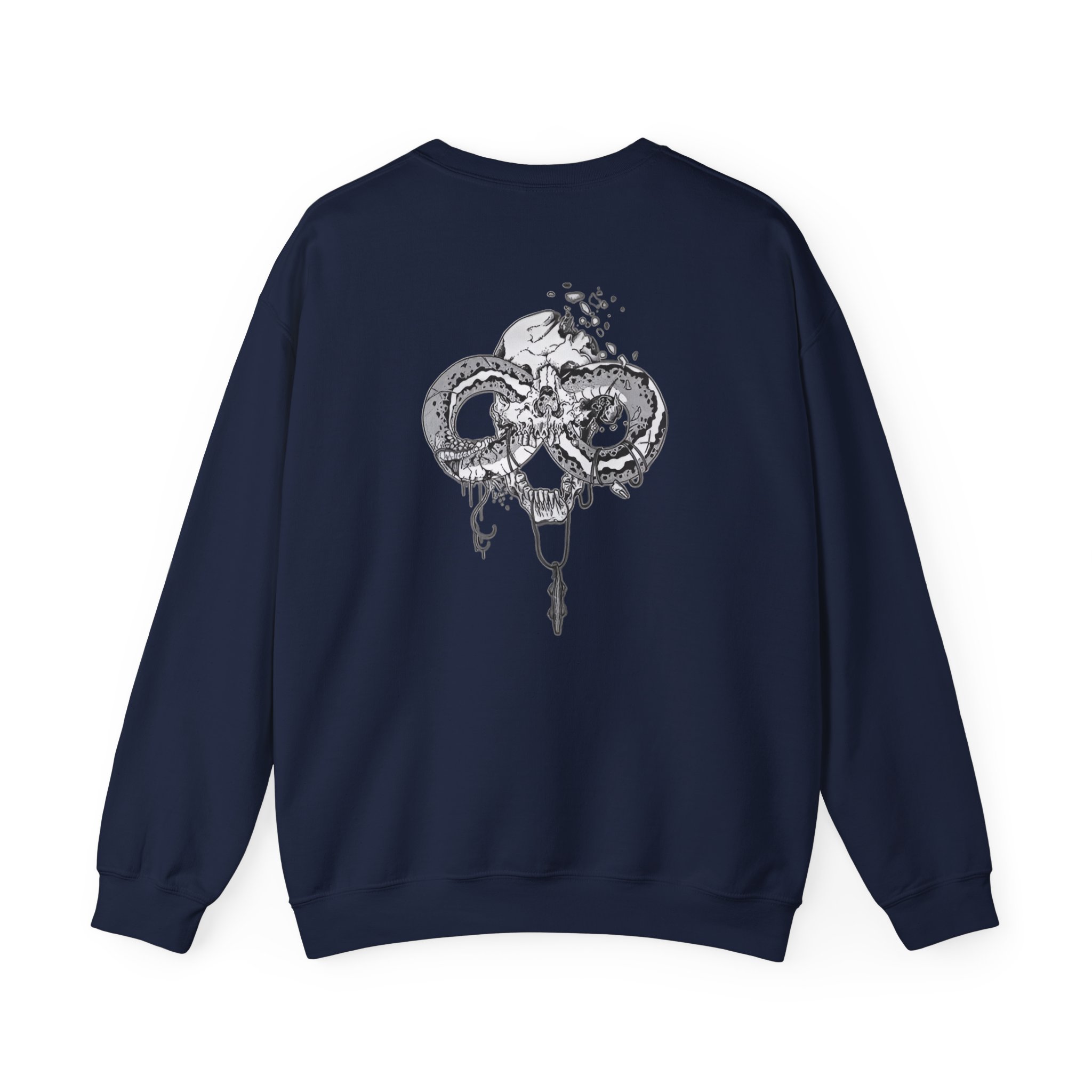 Power Trip Spikey Snake Unisex Heavy Blendâ„¢ Crewneck Sweatshirt