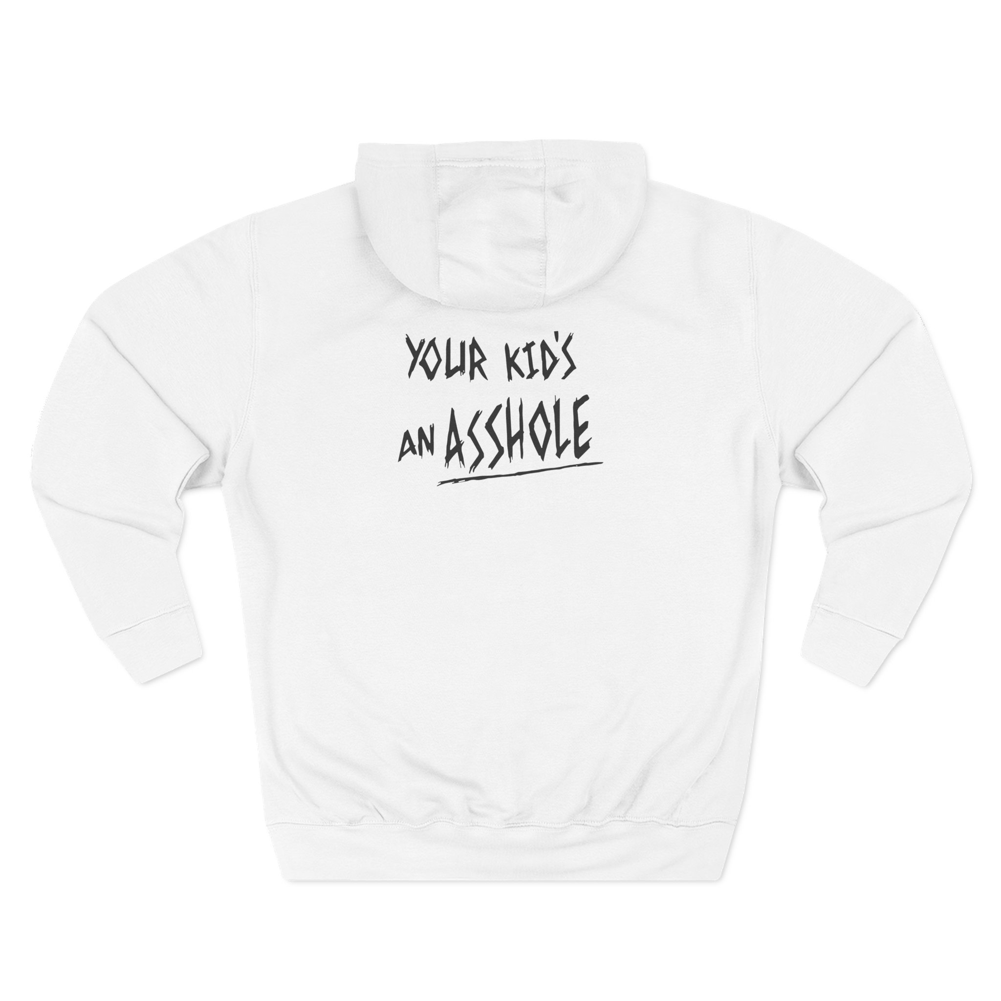 Iron Reagan Asshole Bush Three-Panel Fleece Hoodie