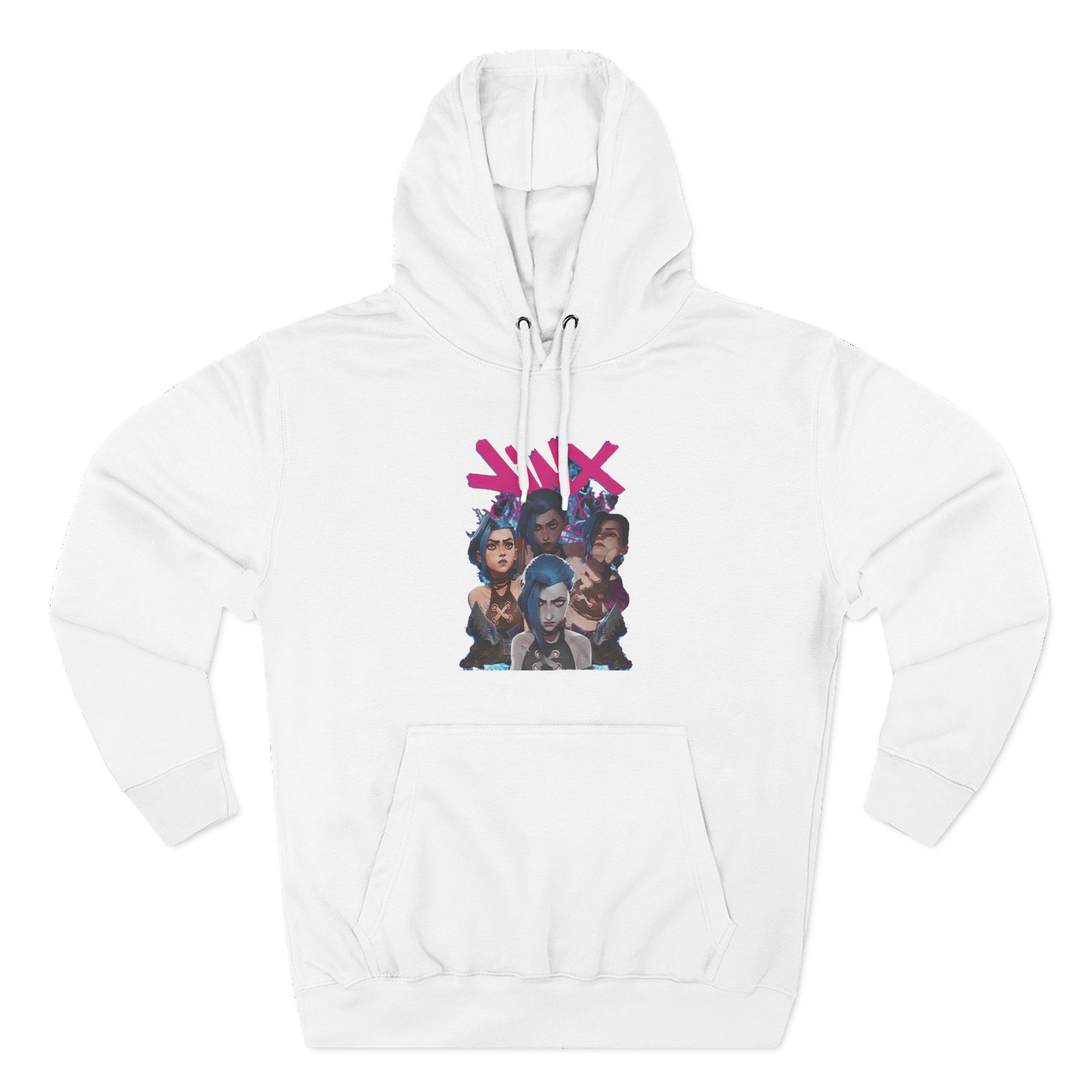 Jinx Three-Panel Fleece Hoodie