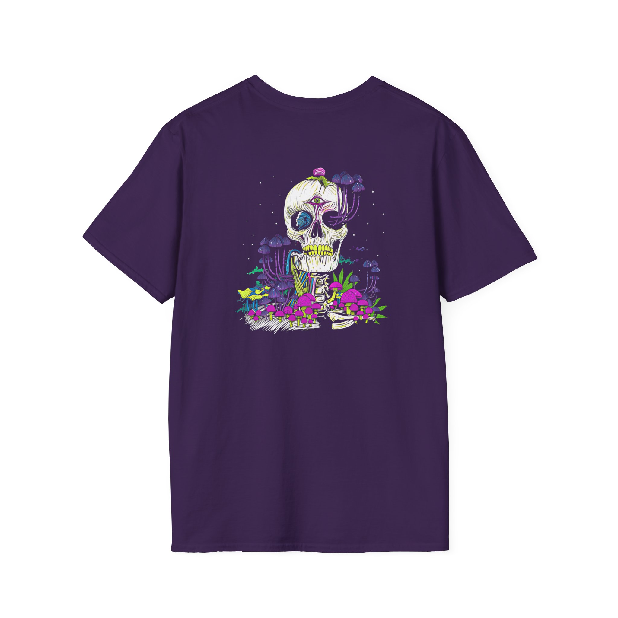 Incubus Magic Mushroom Skull Unisex Softstyle T-Shirt