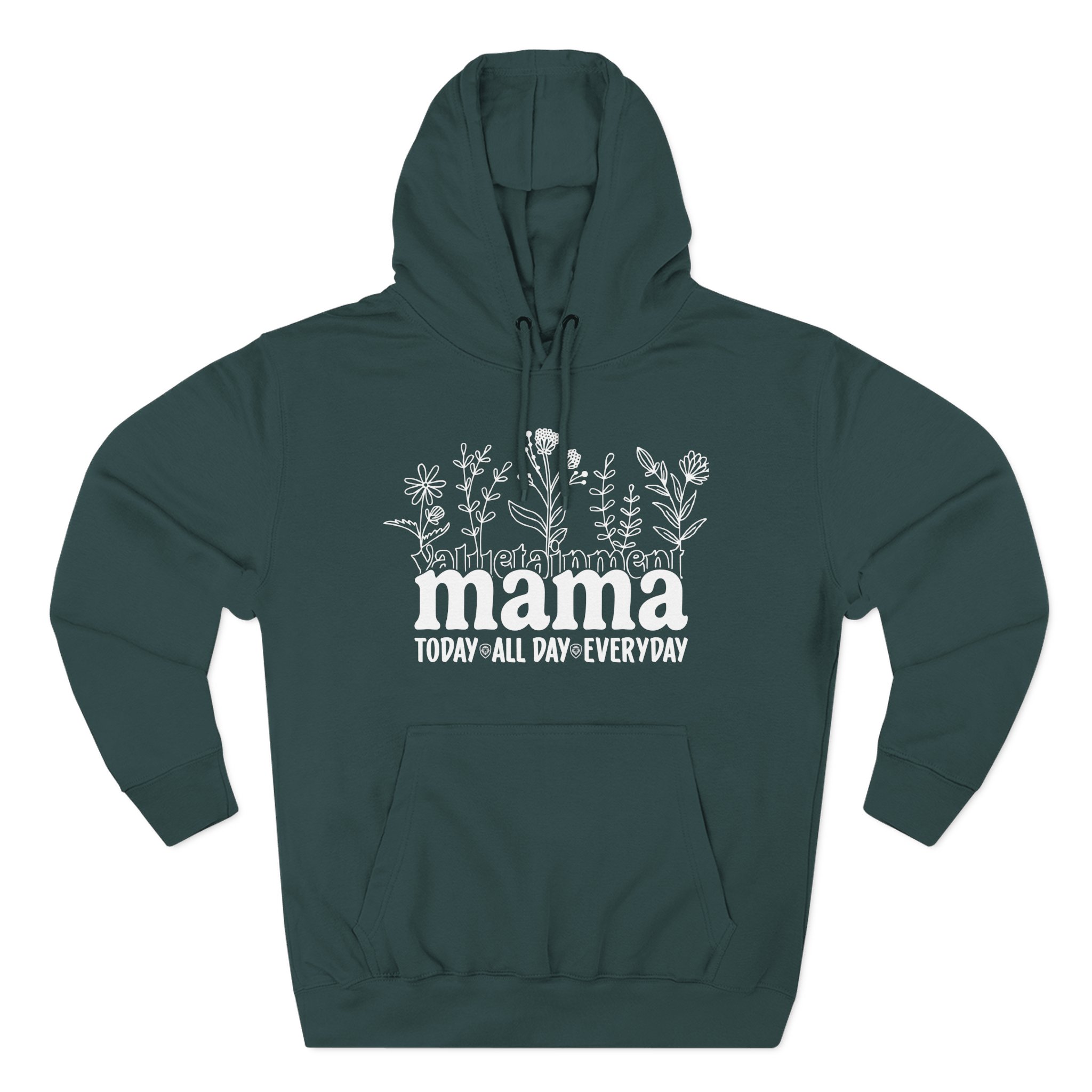 Valuetainment Future Looks Bright Lilac Everyday Vt Mama Three-Panel Fleece Hoodie