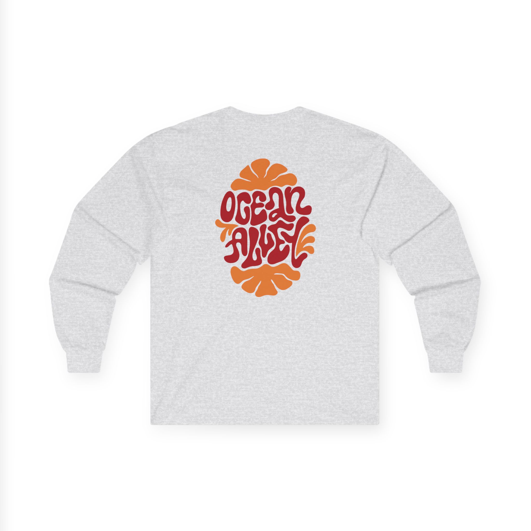 Ocean Alley Cracked Egg Unisex Ultra Cotton Long Sleeve Tee