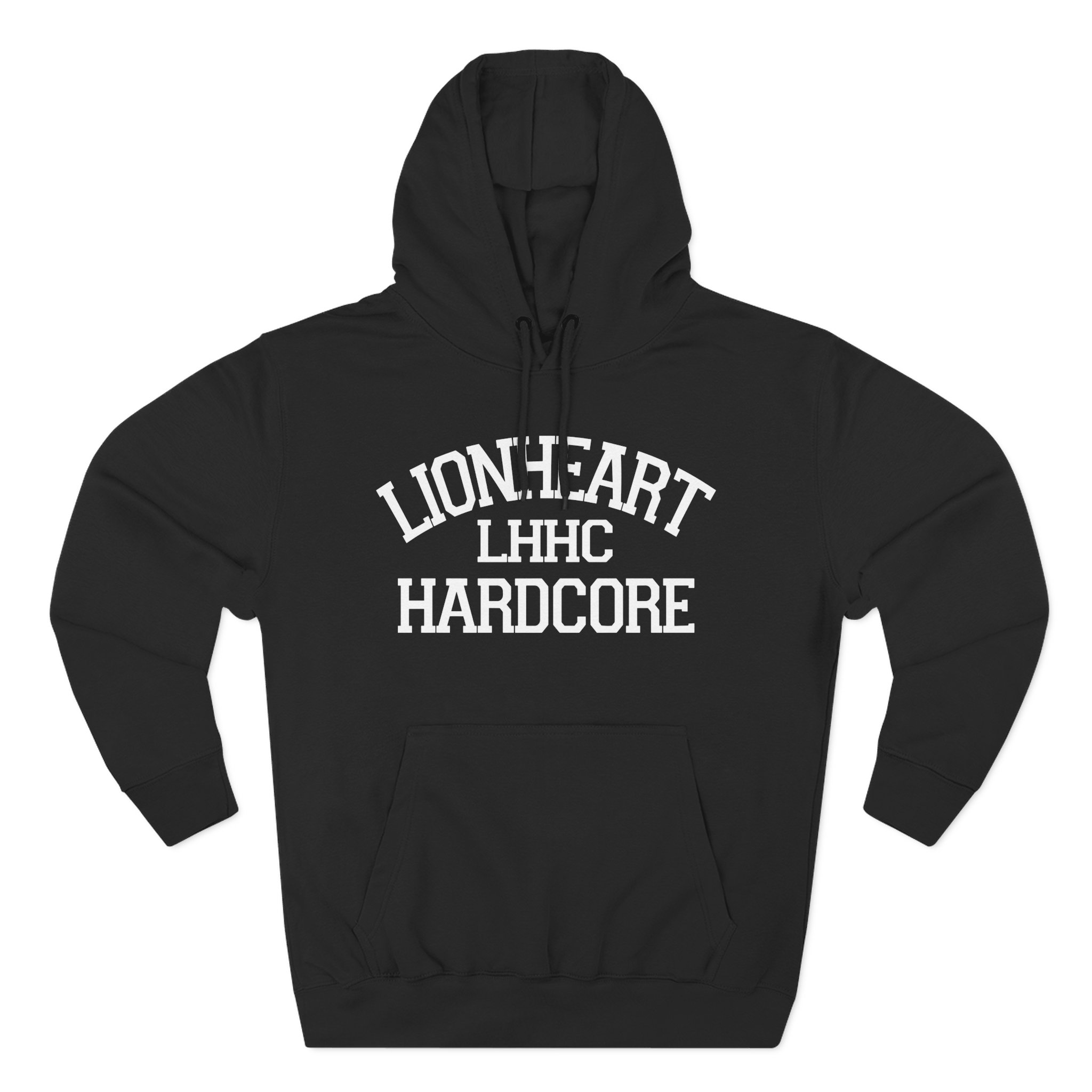 Lionheart "Stacked" Three-Panel Fleece Hoodie