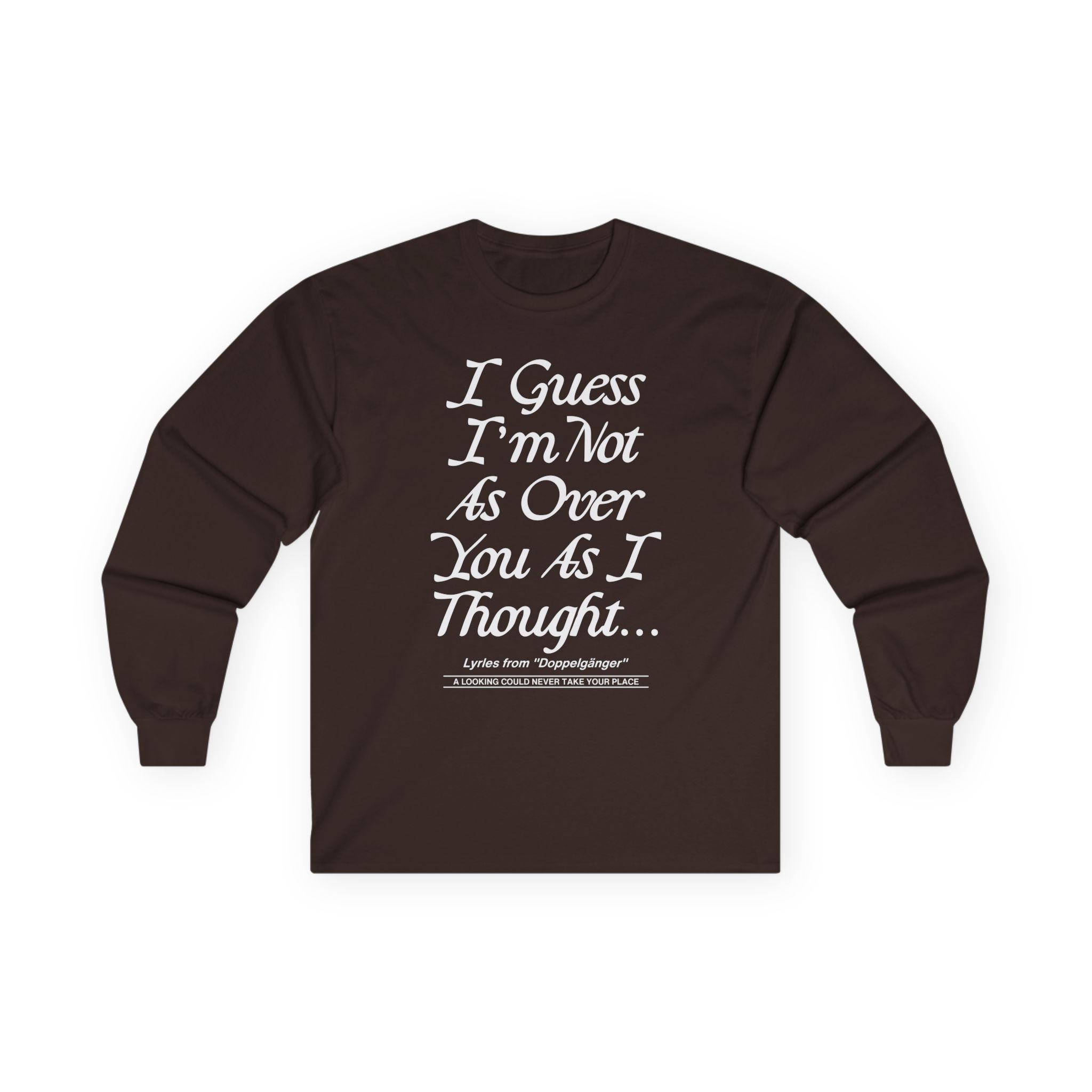 Joshua Bassett Doppelgänger Lyric Unisex Ultra Cotton Long Sleeve Tee