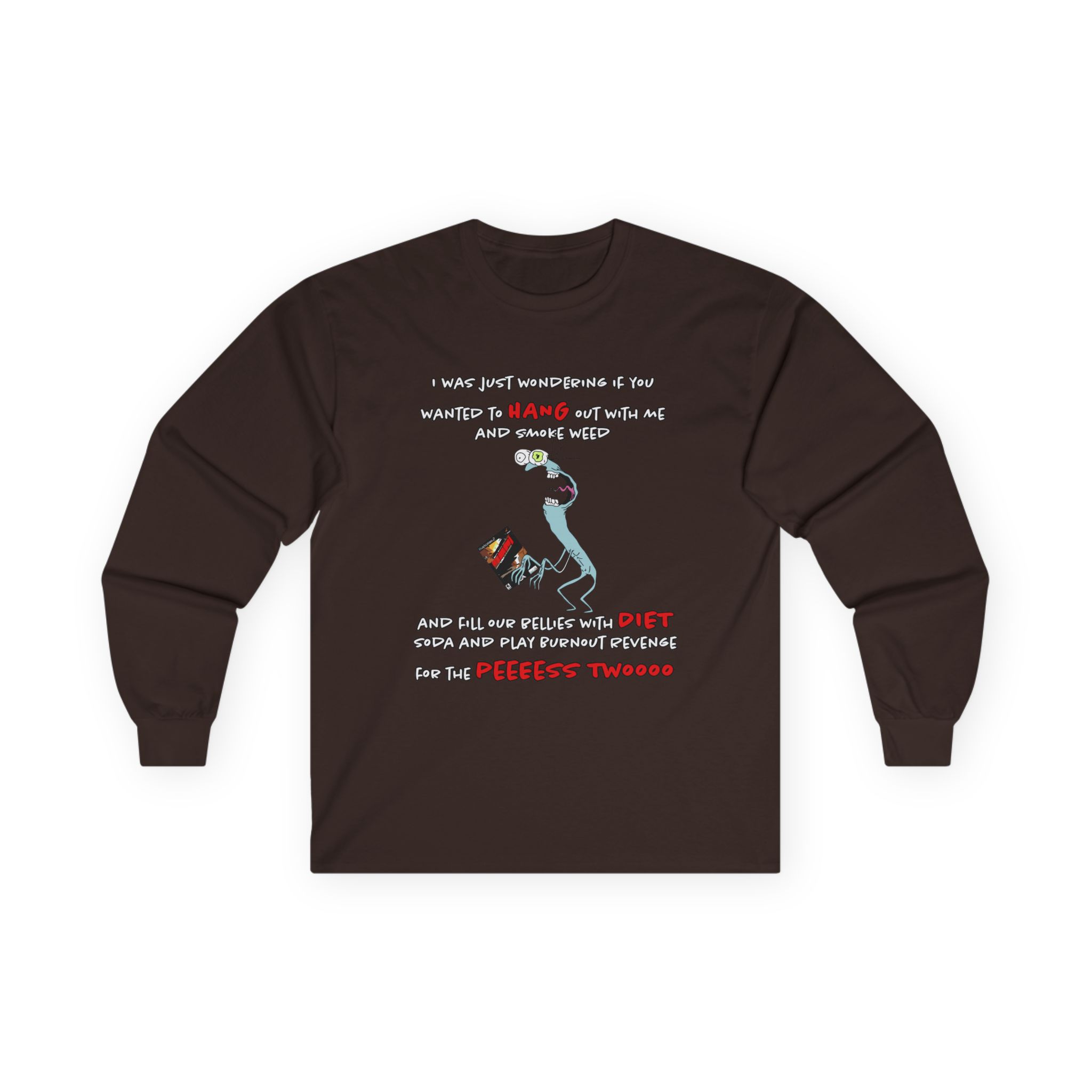 Mr. Landlord Smiling Friends I Was Just Wondering Unisex Ultra Cotton Long Sleeve Tee