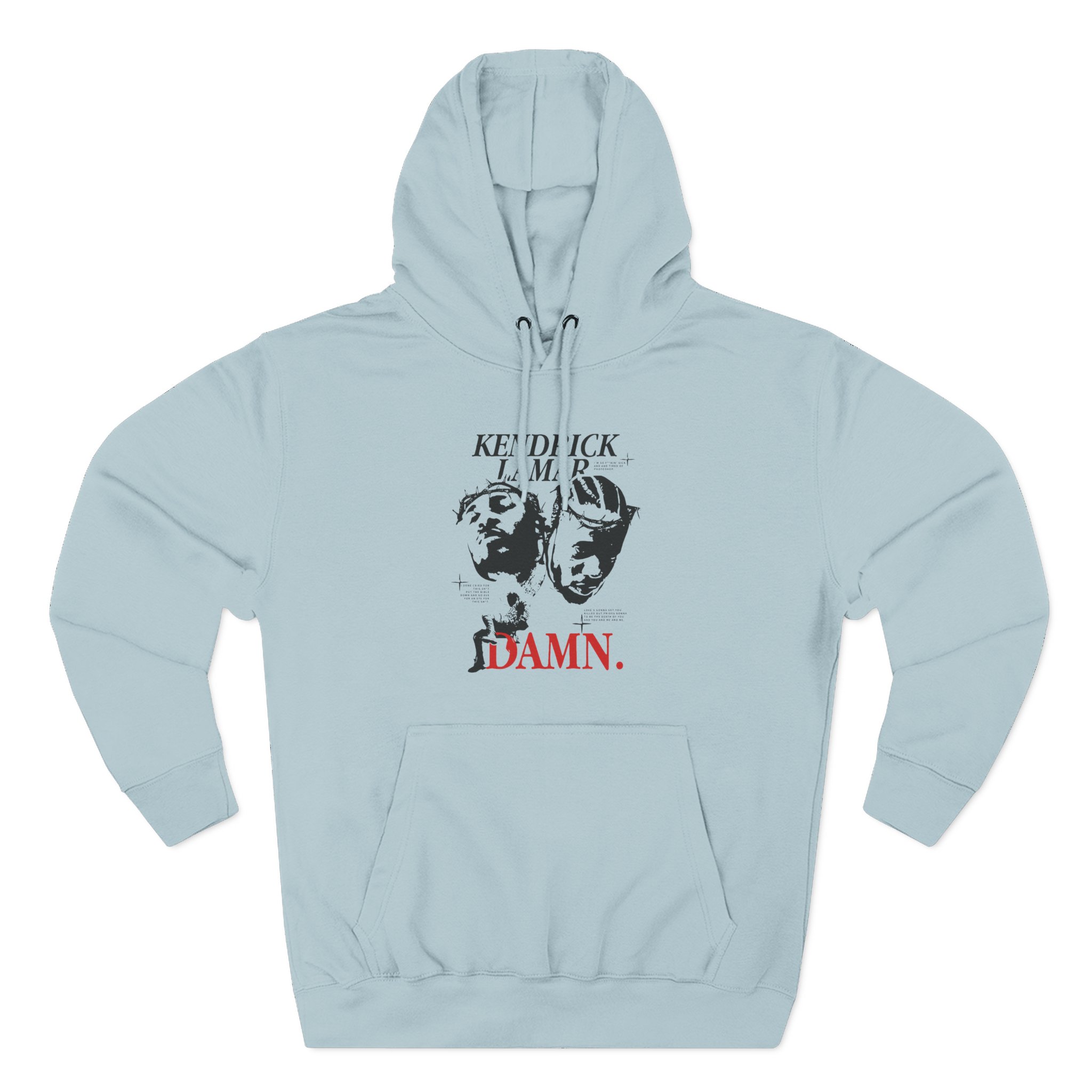 Kendrick Lamar Damn Three-Panel Fleece Hoodie