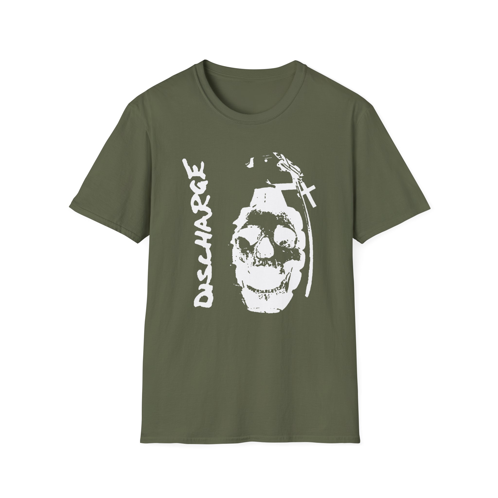 Discharge Grenade Unisex Softstyle T-Shirt