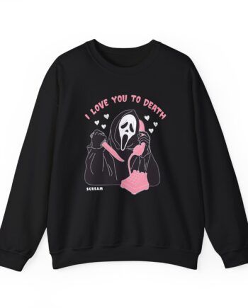 Ghostface Love You To Death Unisex Heavy Blend™ Crewneck Sweatshirt