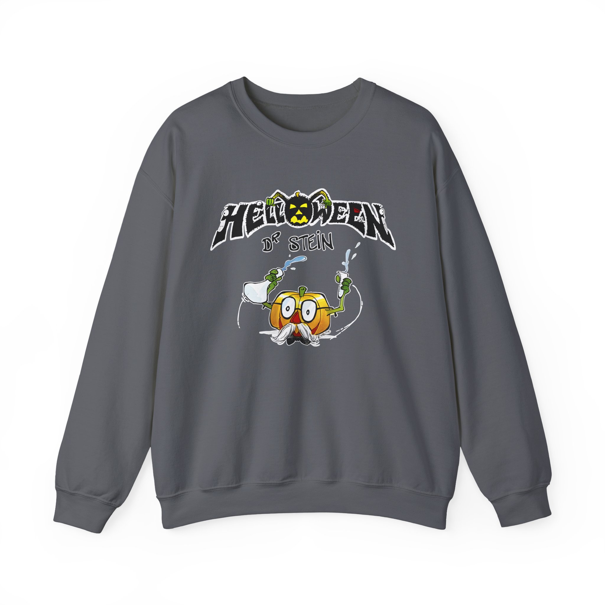 Helloween Dr. Stein Zipper Unisex Heavy Blendâ„¢ Crewneck Sweatshirt