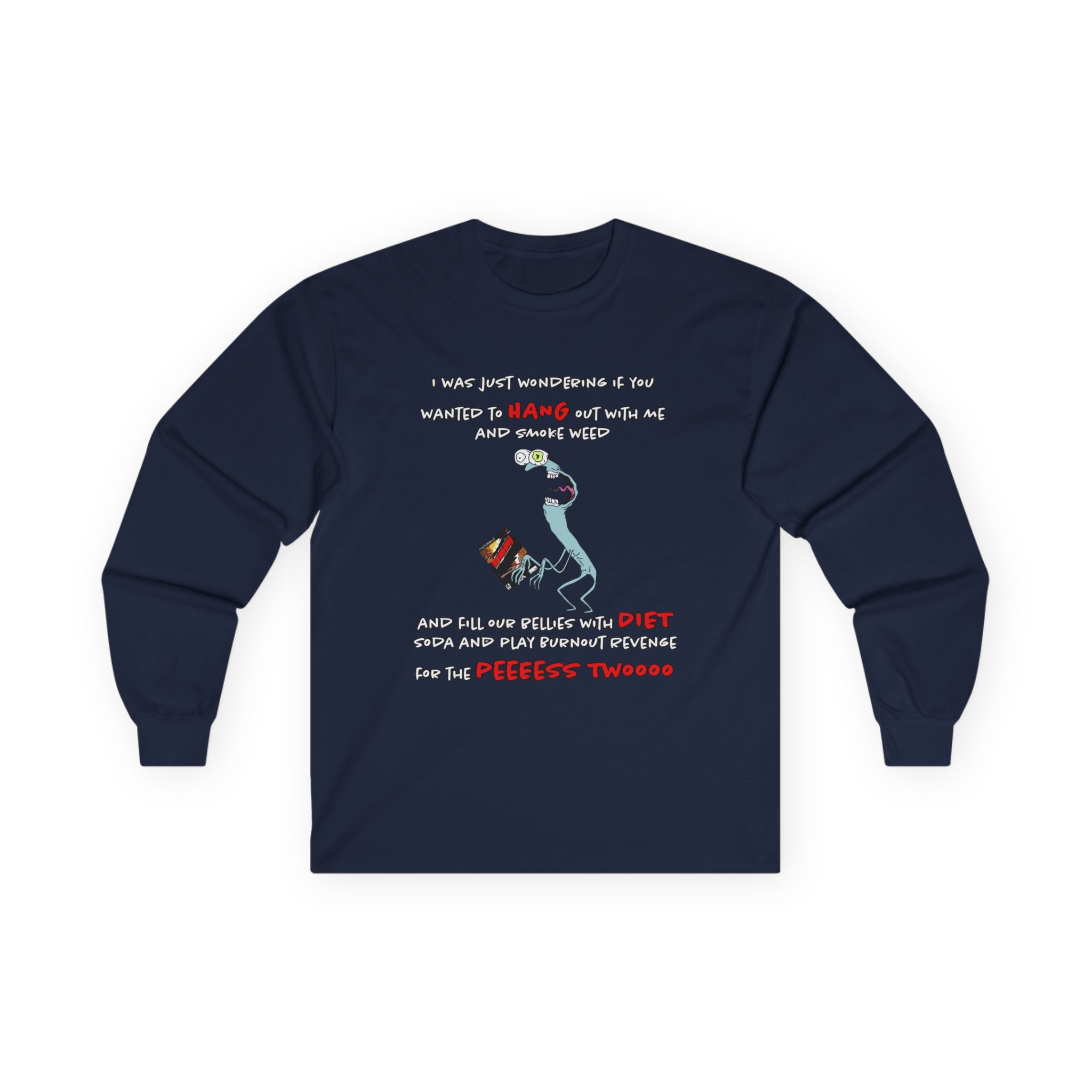 Mr. Landlord Smiling Friends I Was Just Wondering Unisex Ultra Cotton Long Sleeve Tee