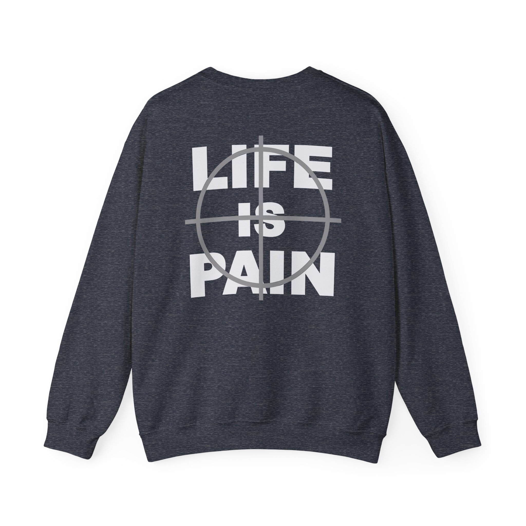 Merauder Life is Pain Unisex Heavy Blendâ„¢ Crewneck Sweatshirt