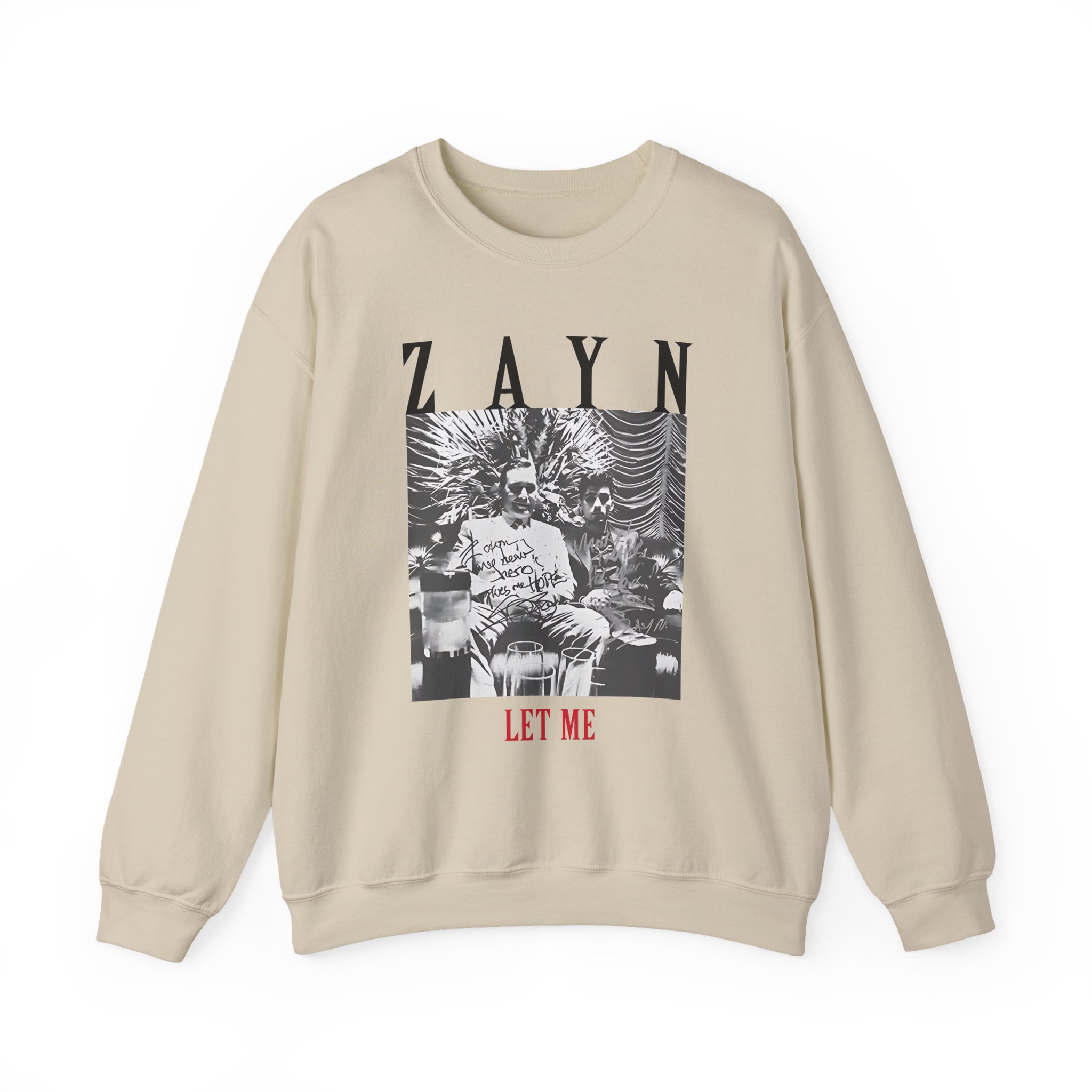 Zayn Malik Let Me Unisex Heavy Blendâ„¢ Crewneck Sweatshirt