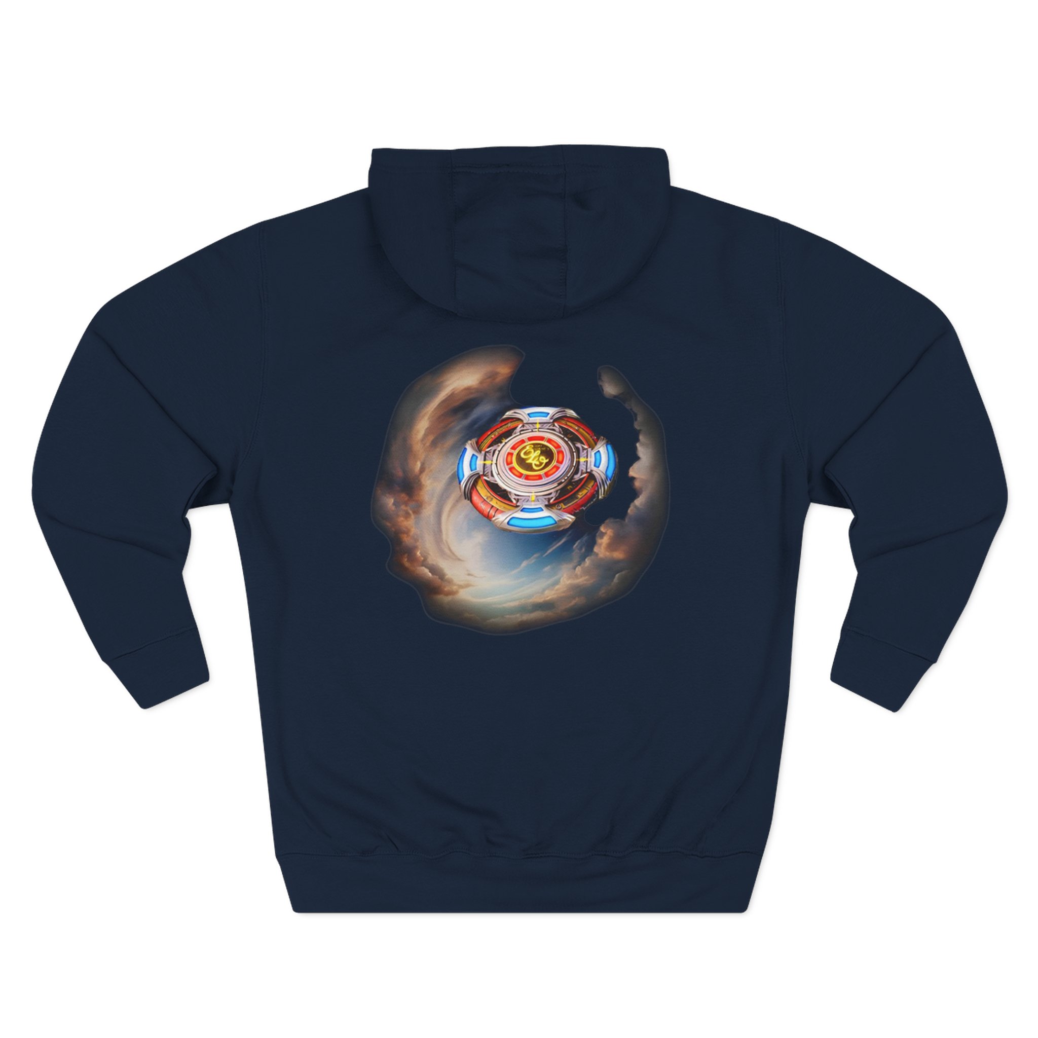 Elo Spaceship Sky Three-Panel Fleece Hoodie