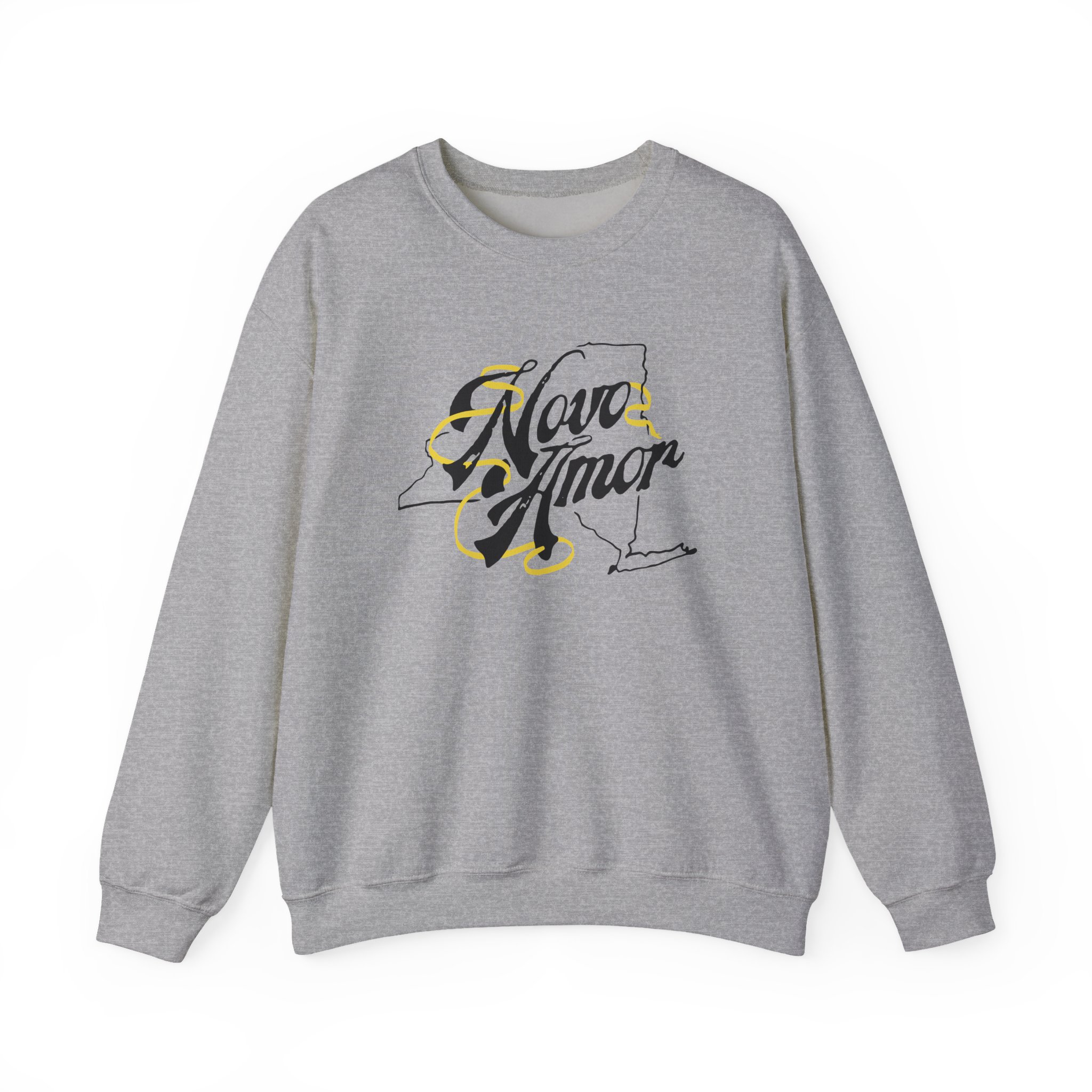 Novo Amor Ny Ribbon Unisex Heavy Blendâ„¢ Crewneck Sweatshirt
