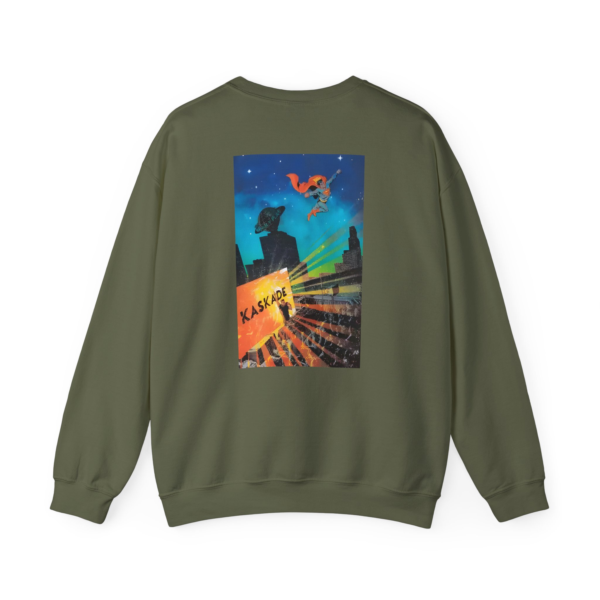 Kaskade X Superman Comic Unisex Heavy Blendâ„¢ Crewneck Sweatshirt