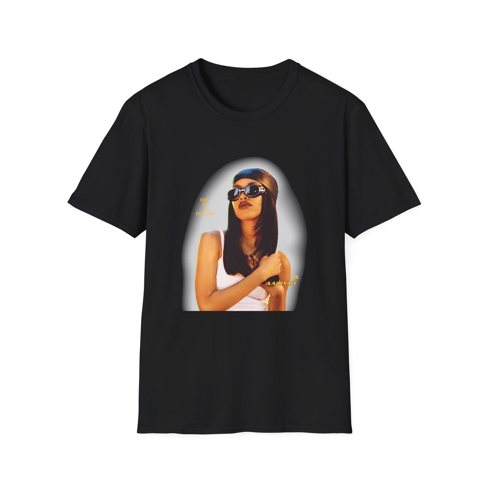 Aaliyah Oiam Portrait Unisex Softstyle T-shirt