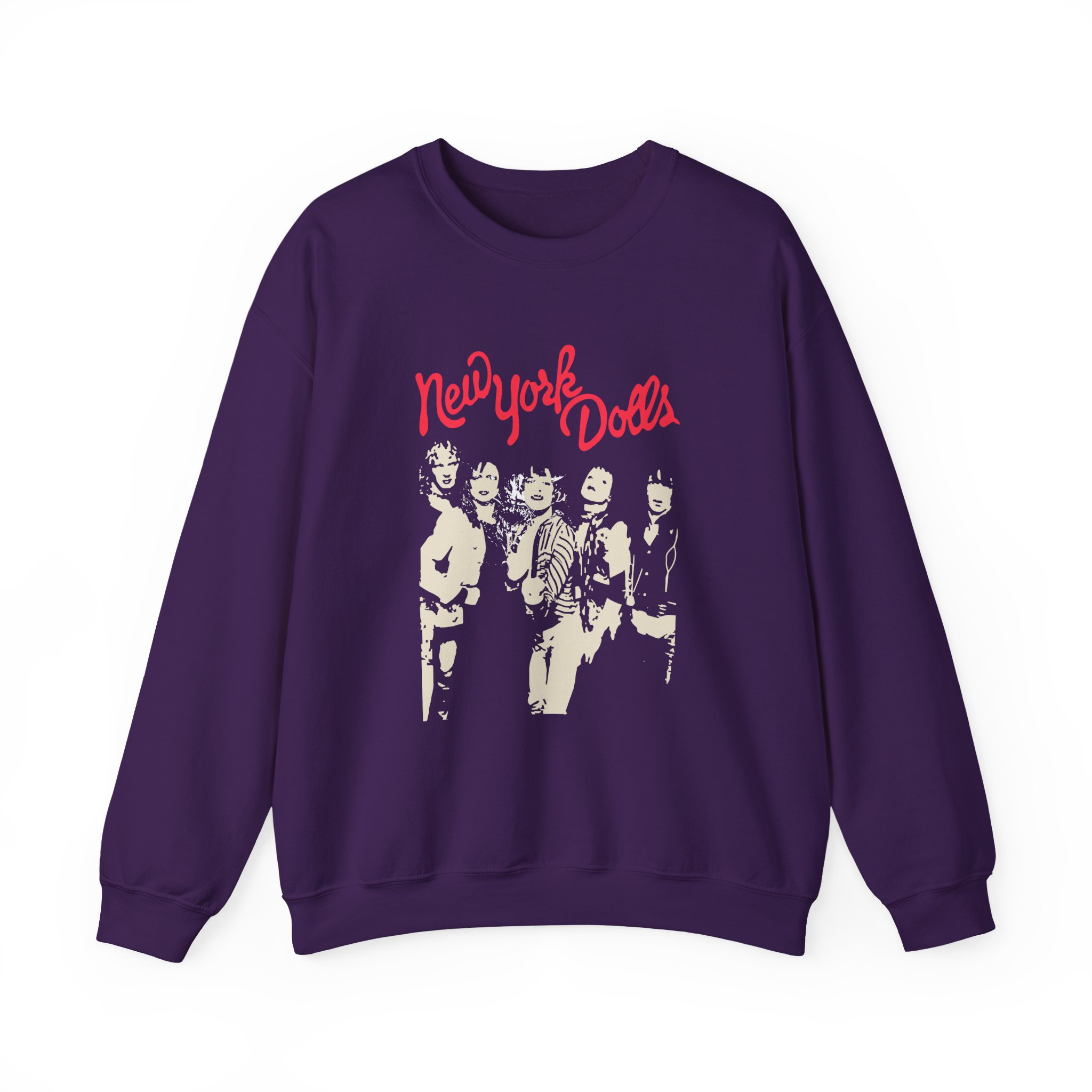 New York Dolls Trash Photo Unisex Heavy Blendâ„¢ Crewneck Sweatshirt