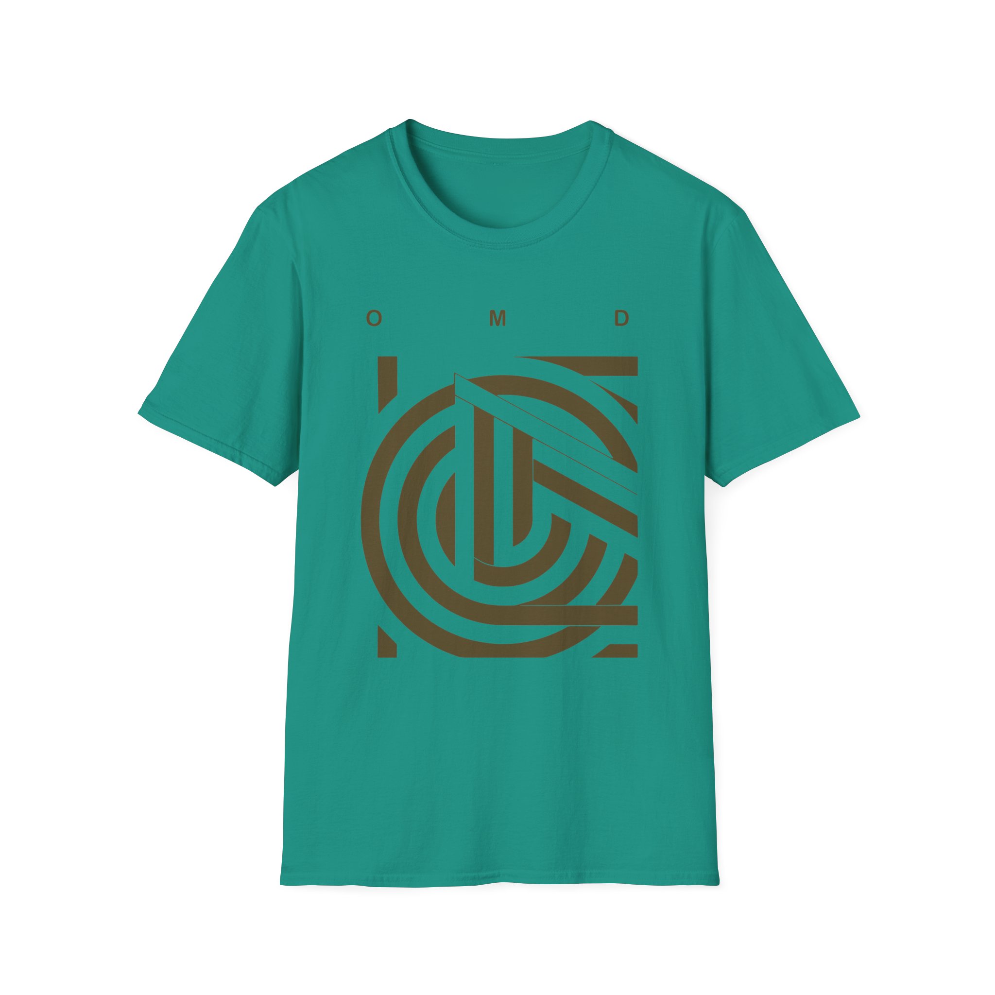 Omd Souvenir Bronze Lines Unisex Softstyle T-Shirt