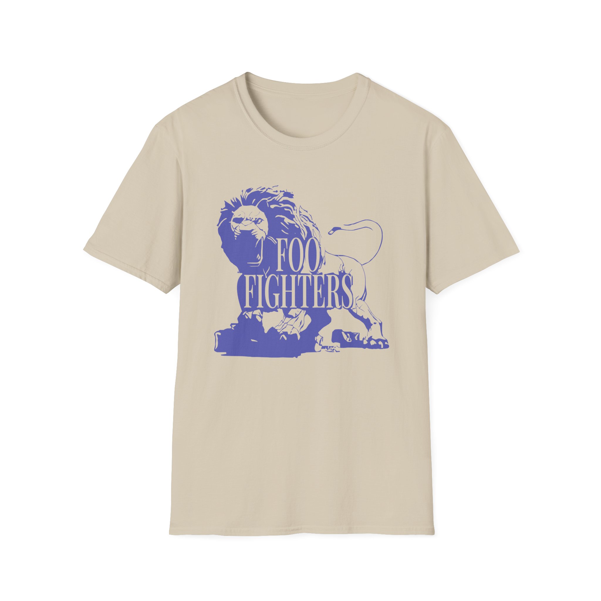 Foo Fighters Ff Lion Unisex Softstyle T-Shirt
