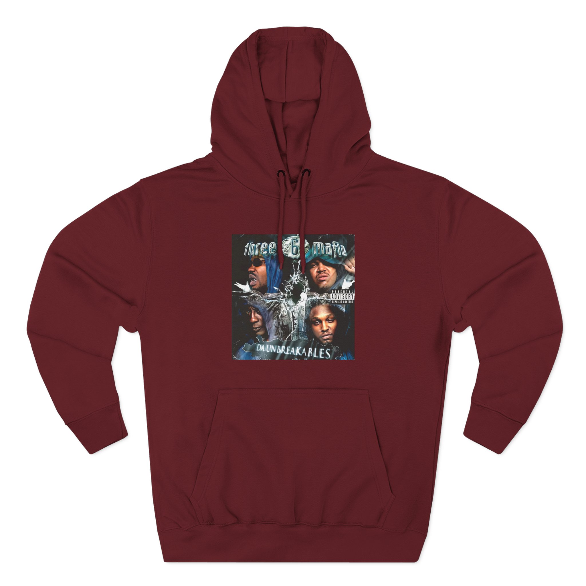 Three 6 Mafia Unbreakables Three-Panel Fleece Hoodie