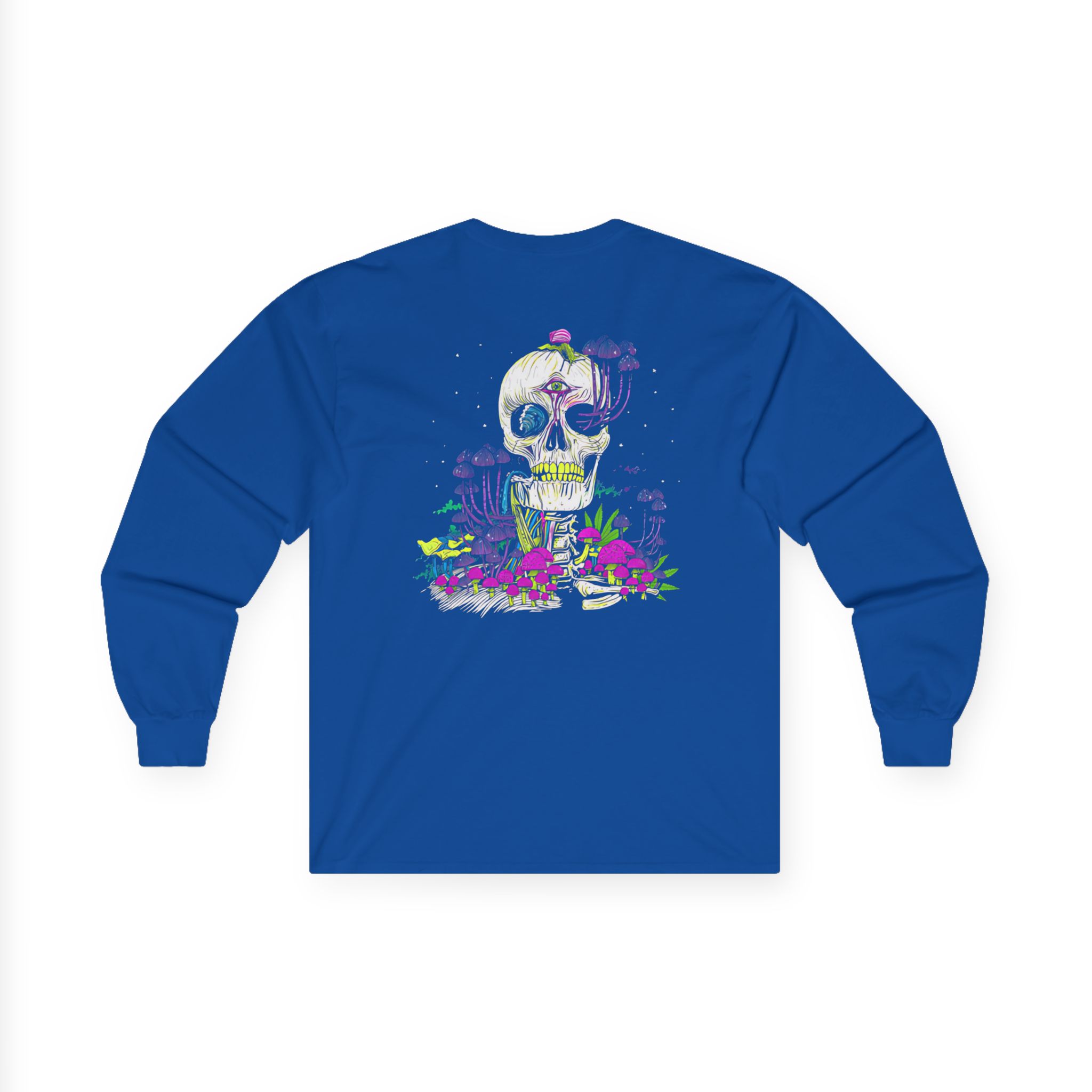 Incubus Magic Mushroom Skull Unisex Ultra Cotton Long Sleeve Tee
