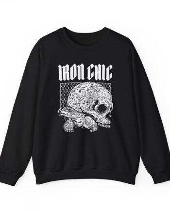 Iron Chic Turtle Unisex Heavy Blend Crewneck Sweatshirt
