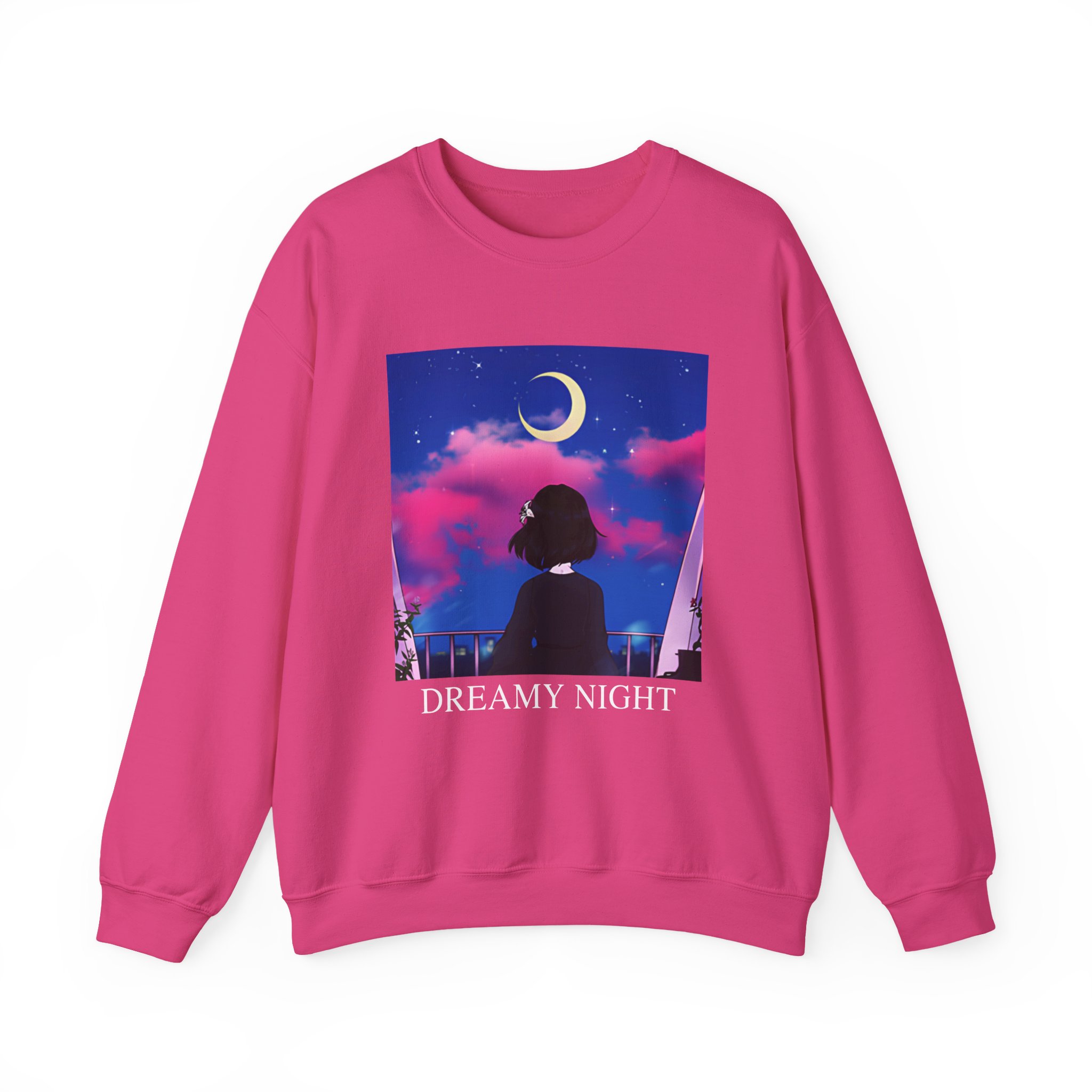 Lilypichu Dreamy Night Unisex Heavy Blendâ„¢ Crewneck Sweatshirt