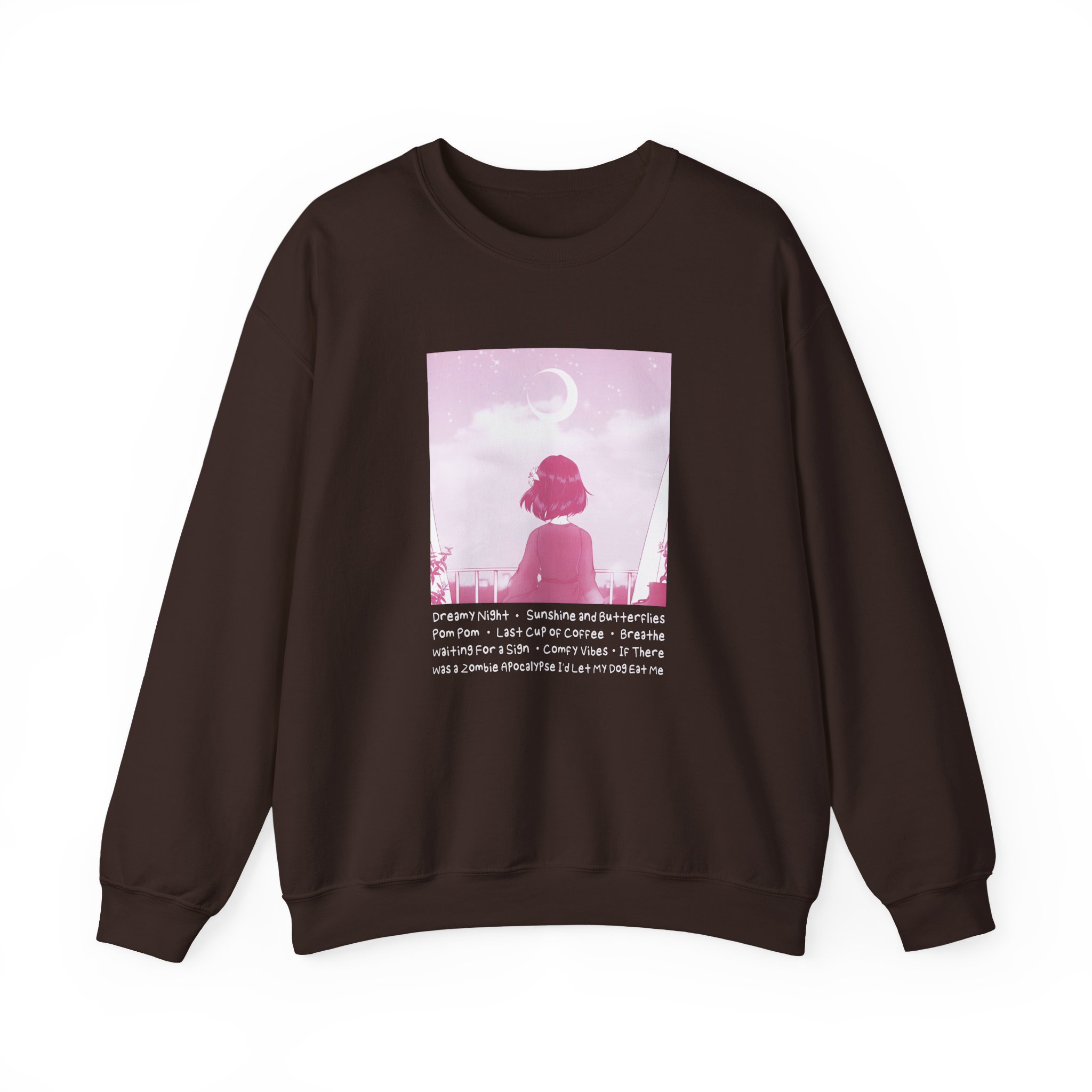 Lilypichu Dreamy Night Unisex Heavy Blendâ„¢ Crewneck Sweatshirt