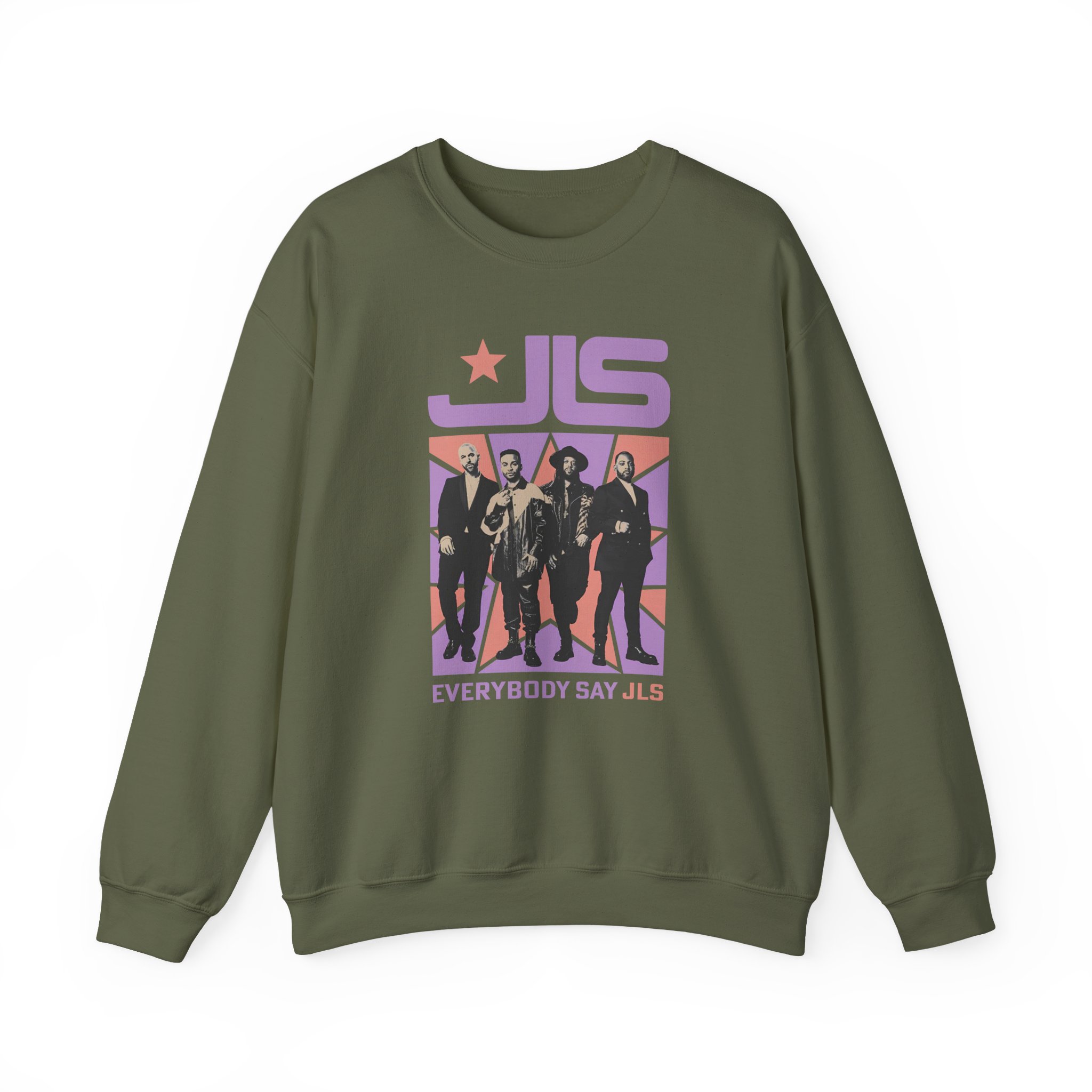JLS, Everybody Say JLS Photo Star Unisex Heavy Blendâ„¢ Crewneck Sweatshirt