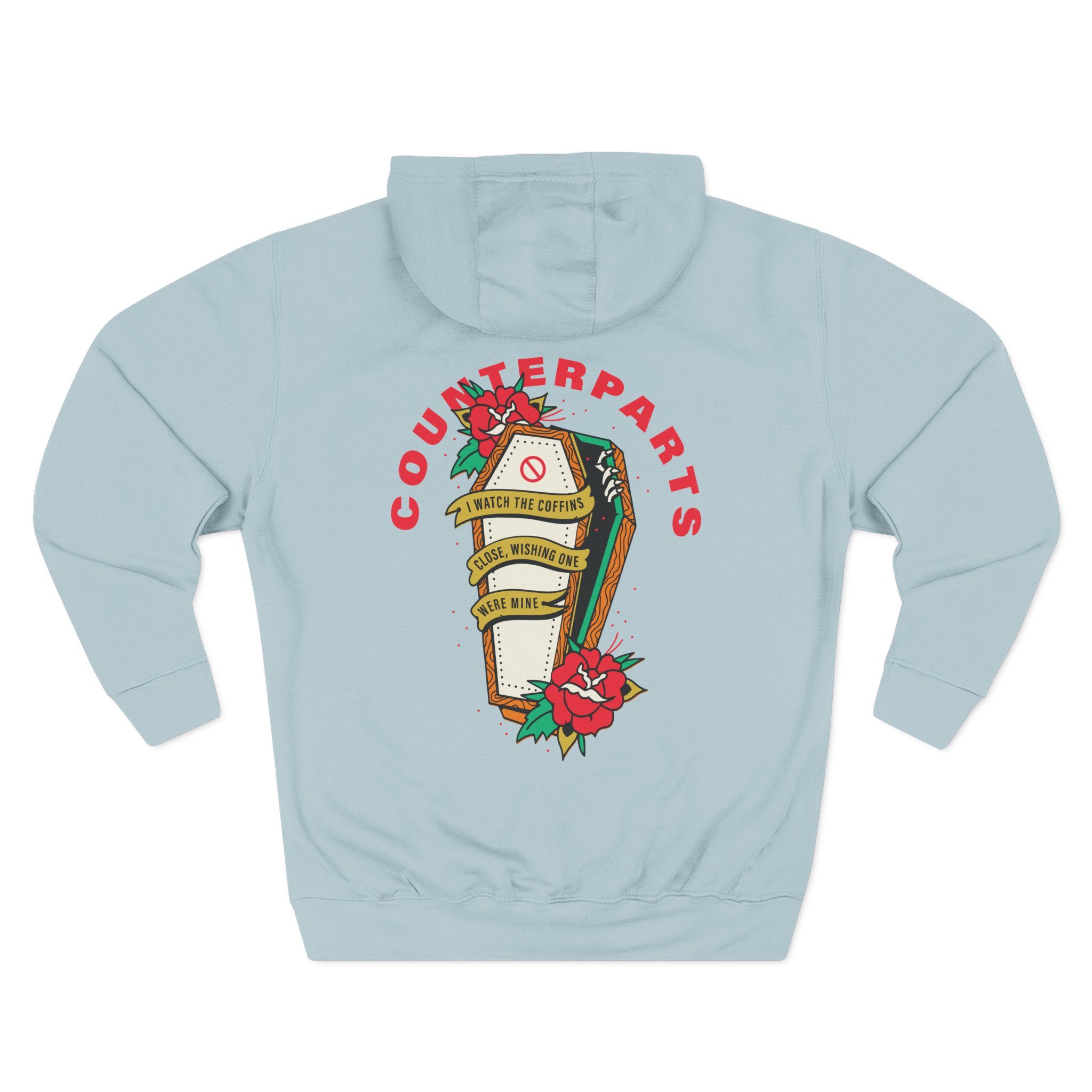 Counterparts Three-Panel Fleece Hoodie