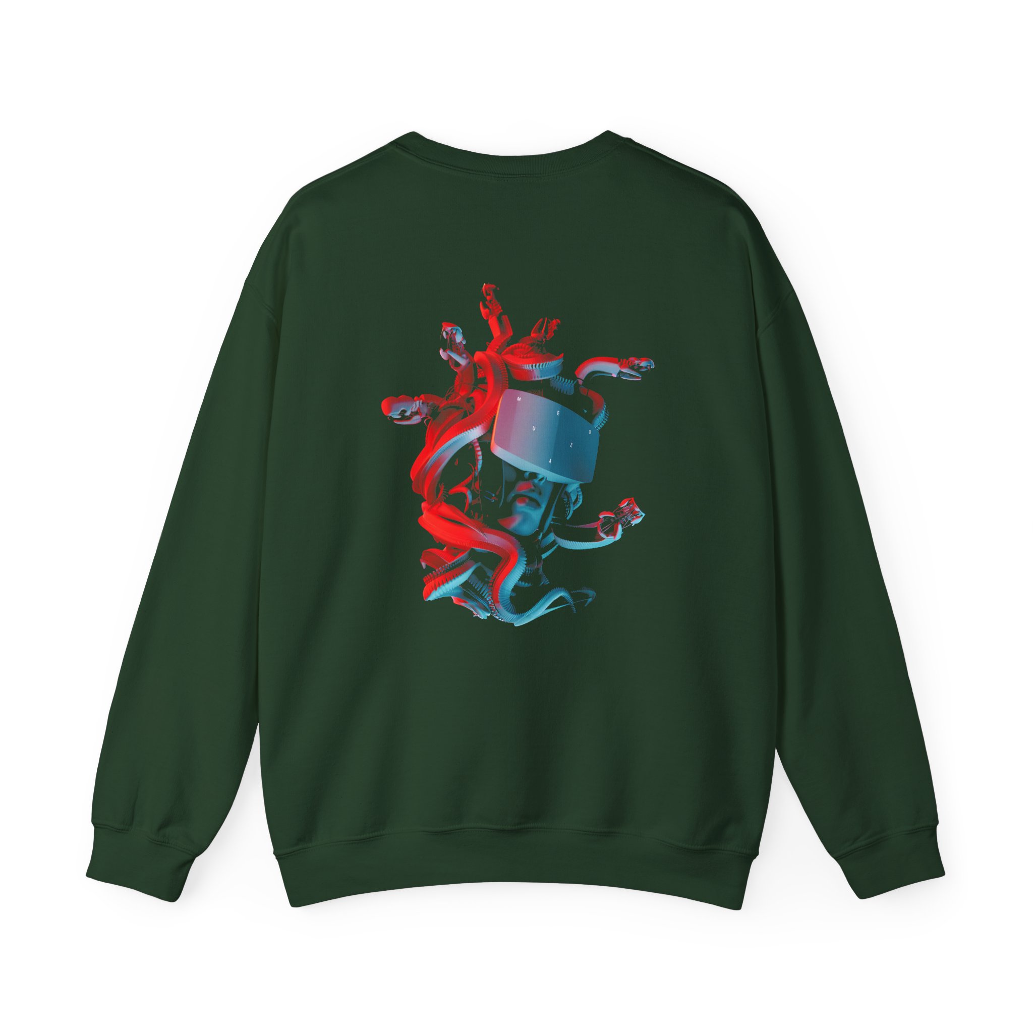 Meduza Multicolour Head Unisex Heavy Blendâ„¢ Crewneck Sweatshirt