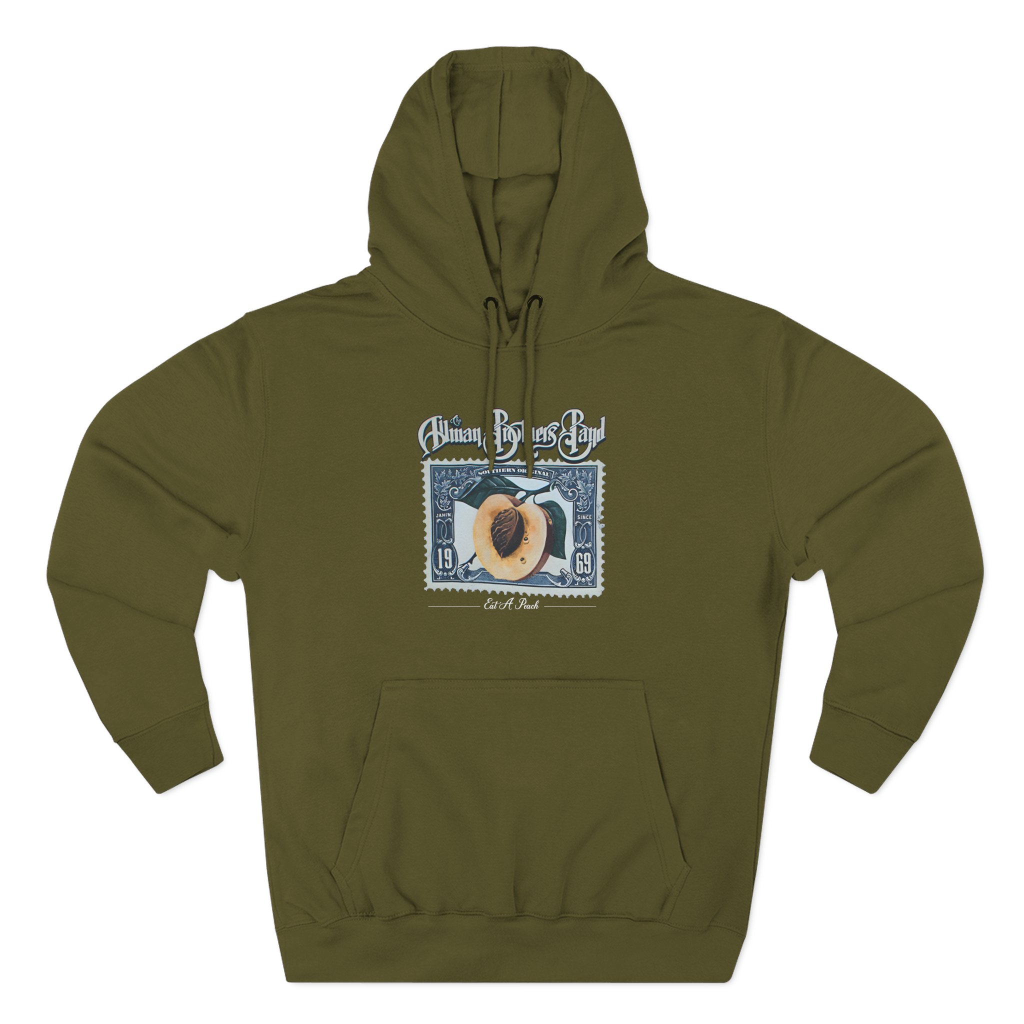 The Allman Brothers Peach Stamp Three-Panel Fleece Hoodie