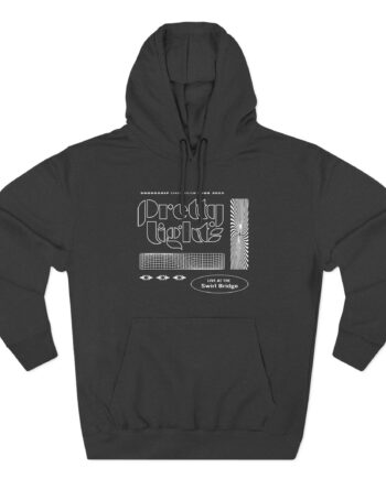 Pretty Lights Swirl Three-Panel Fleece Hoodie