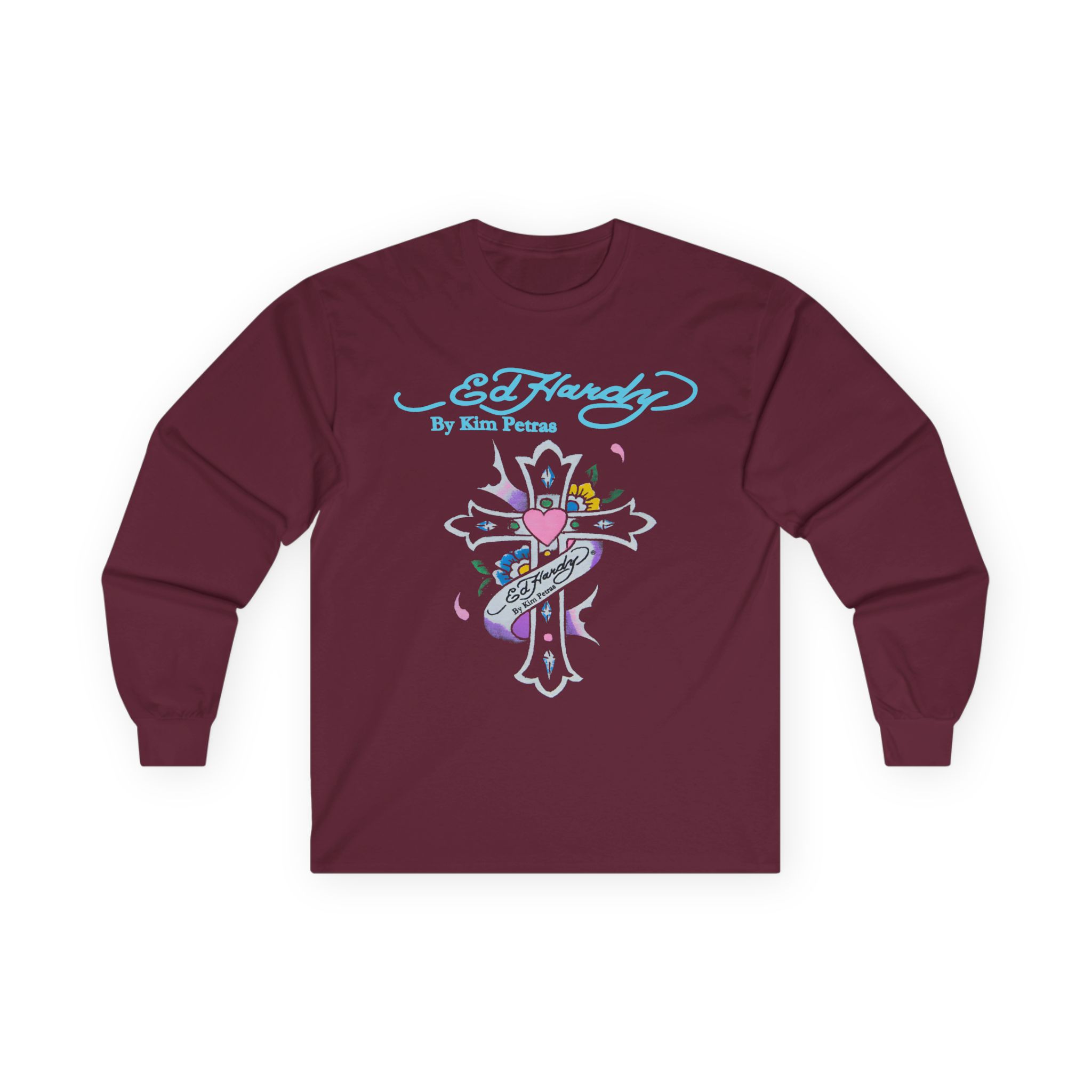 Kim Petras Cross Cut Off Unisex Ultra Cotton Long Sleeve Tee
