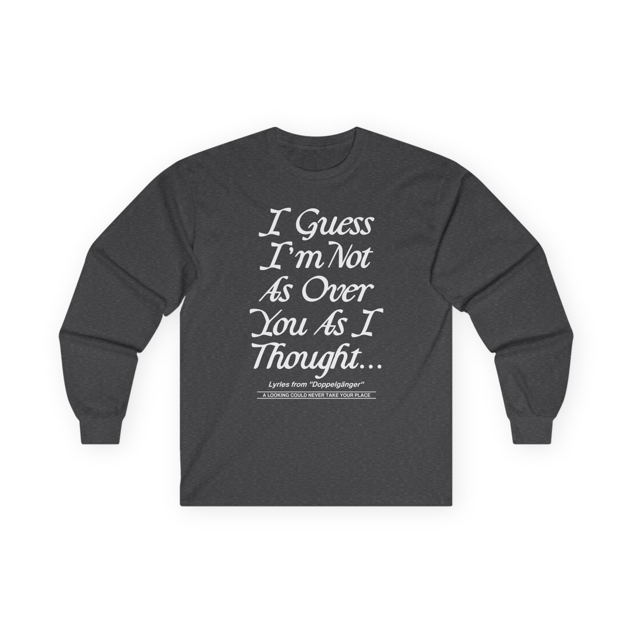 Joshua Bassett Doppelgänger Lyric Unisex Ultra Cotton Long Sleeve Tee