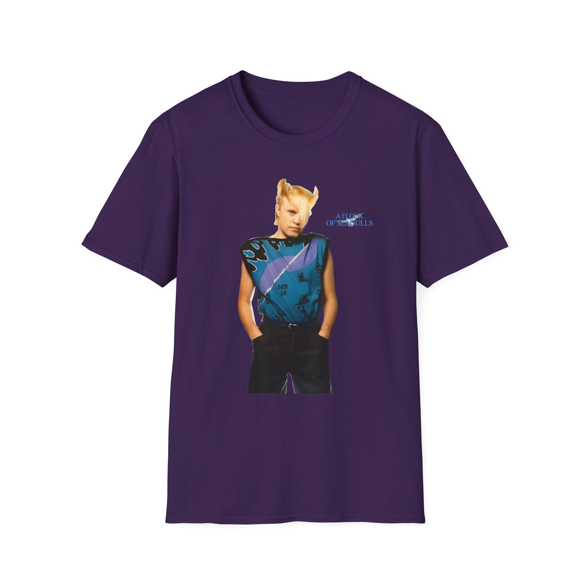 A Flock of Seagulls Mike Score Unisex Softstyle T-Shirt