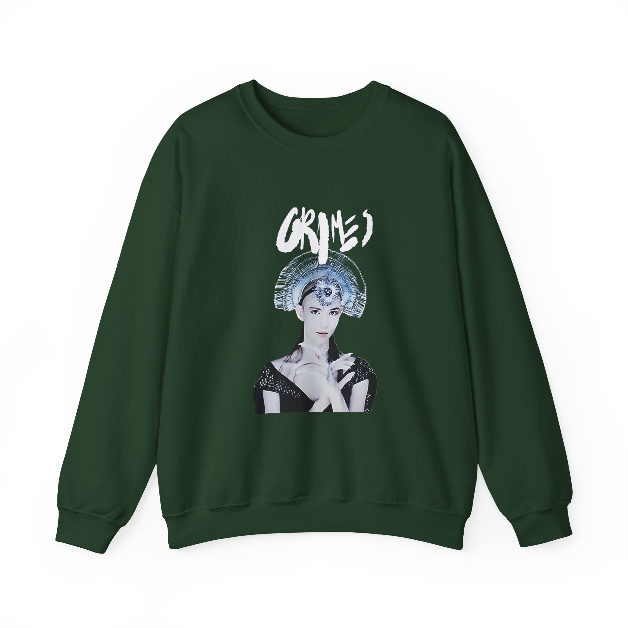 Grimes Head Dress Unisex Heavy Blend Crewneck Sweatshirt