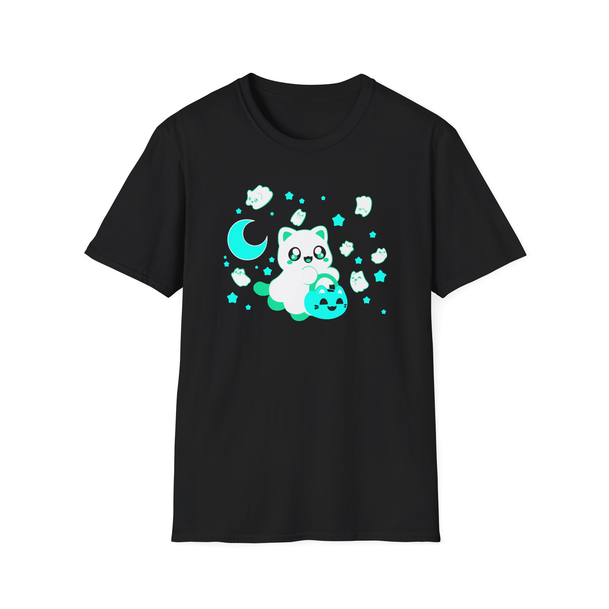 Aphmau Ghost Cat Unisex Softstyle T-Shirt