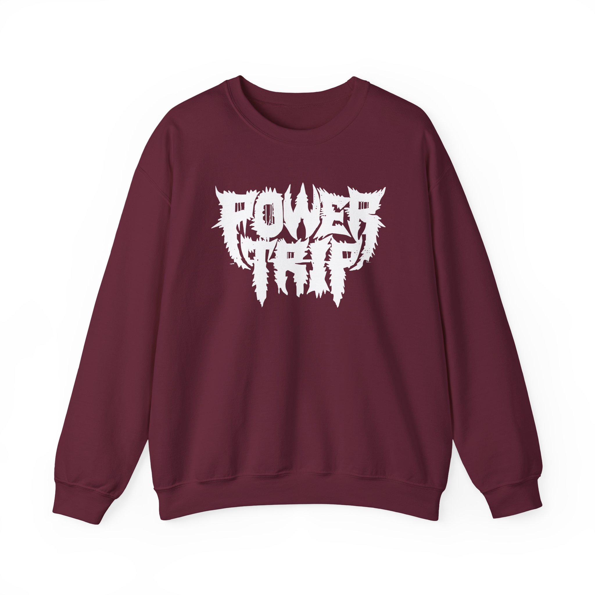 Power Trip Skull Unisex Heavy Blendâ„¢ Crewneck Sweatshirt